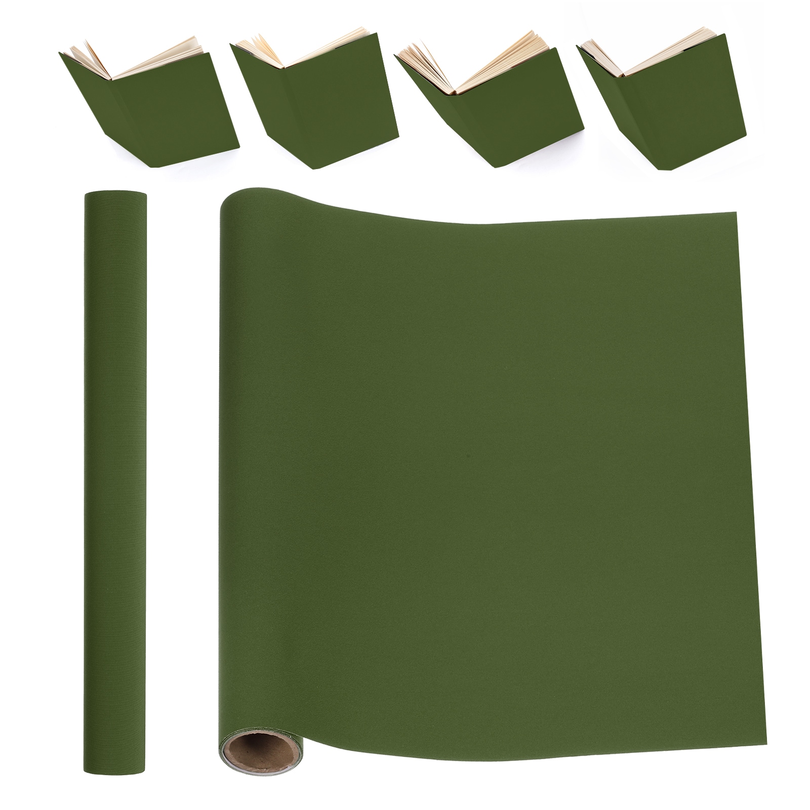 59 Inchx18.5 Inch Bookbinding Cloth Linen Book Bookbinding Repair Cloth Book Binding Cloth for Arts Sewing DIY Craft Green