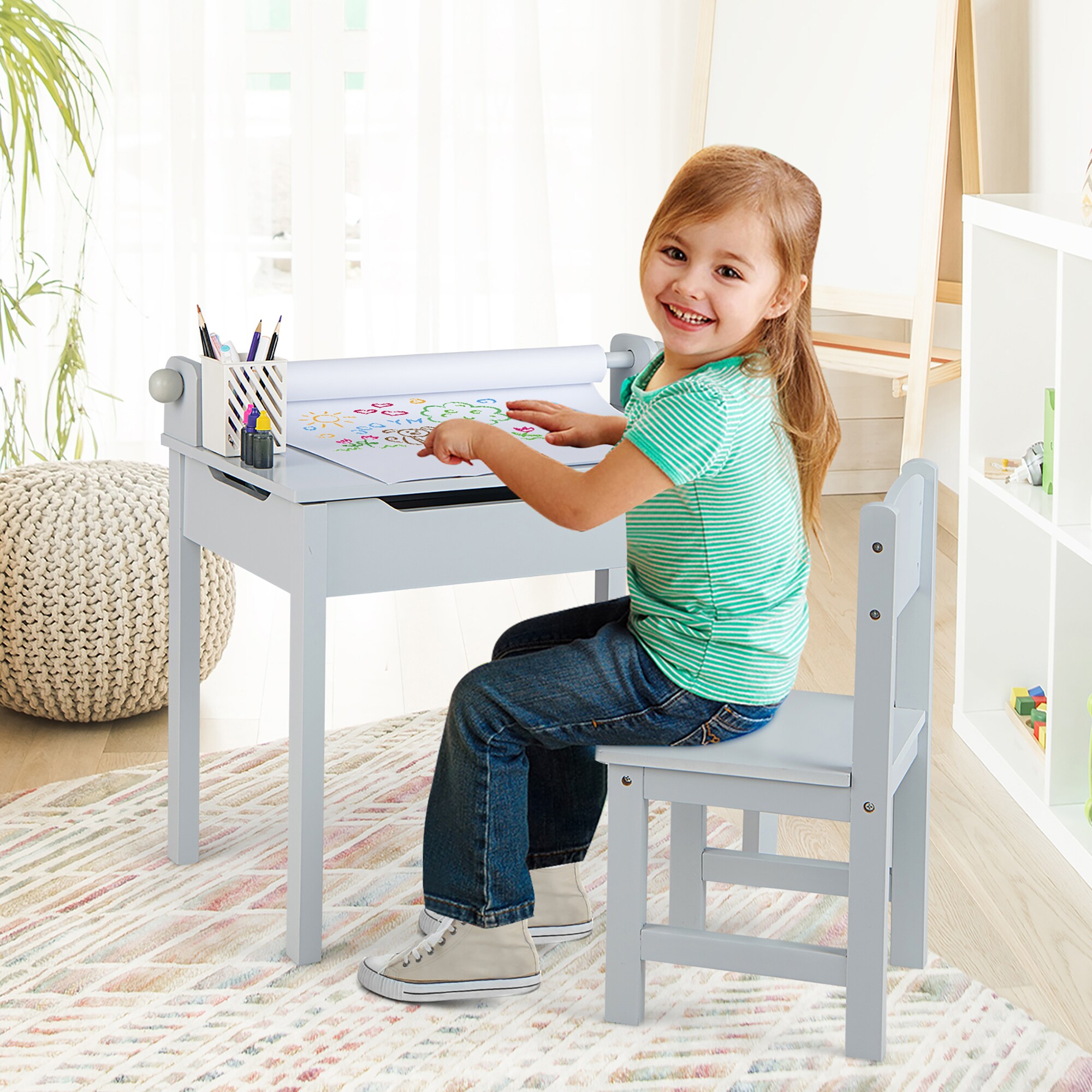 Goplus LWS00310 Kids-Play-Tables - View #3