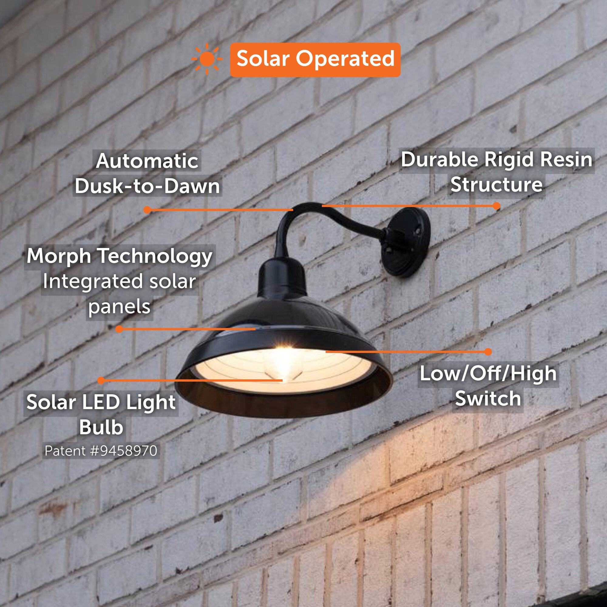 Gama Sonic 225BM50044 Outdoor-Wall-Lighting - View #4