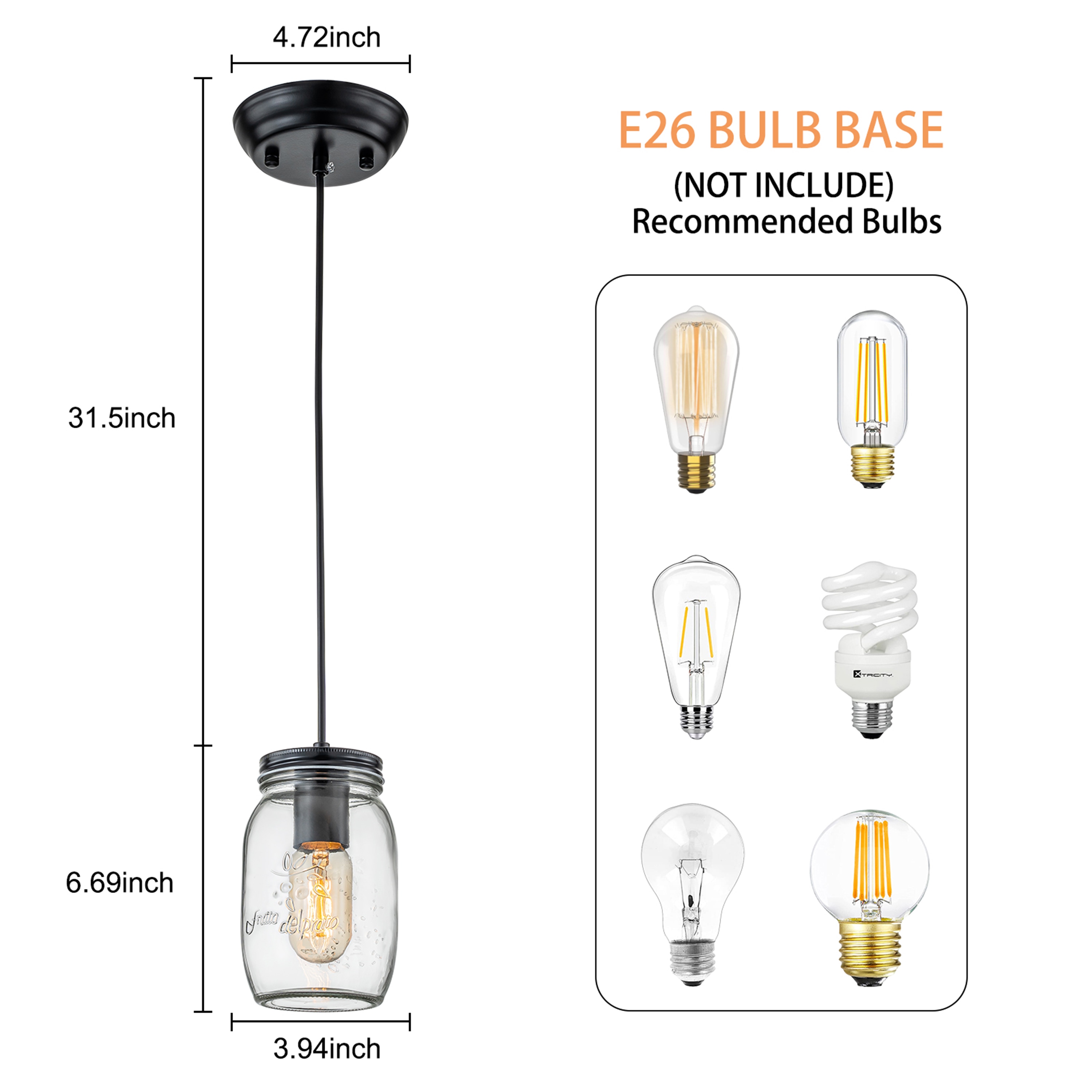 GoYeel ZP001DB Pendant-Lights - View #3