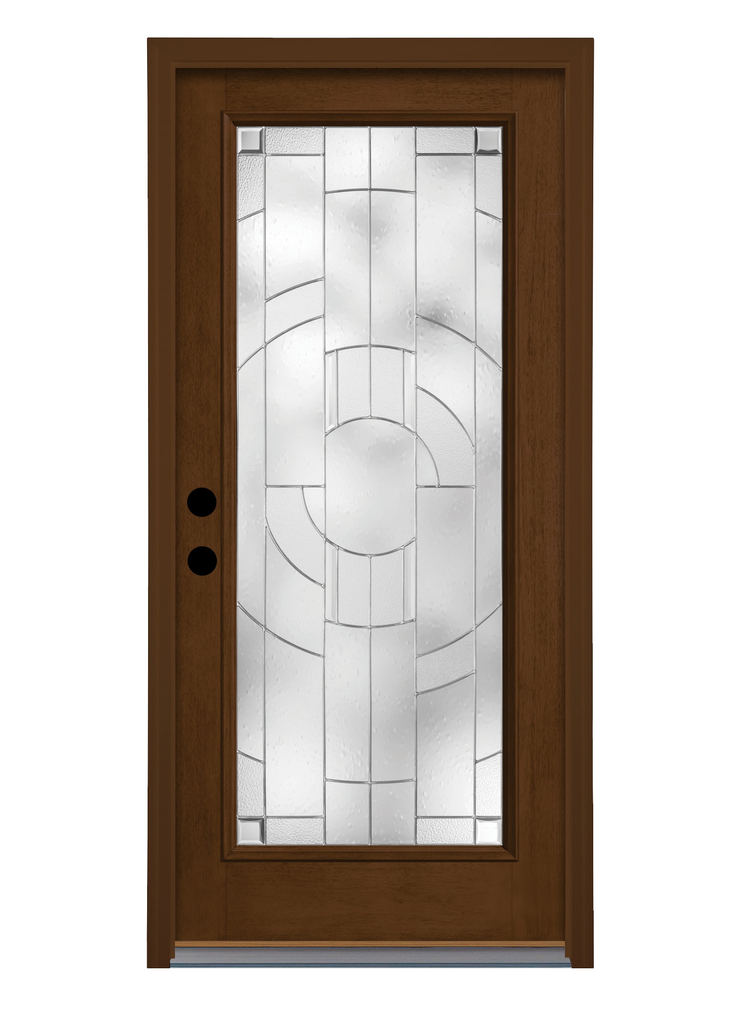 Therma-Tru Zaha Entry Door 36-in X 80-in X 4-9/16-in Fiberglass Full ...