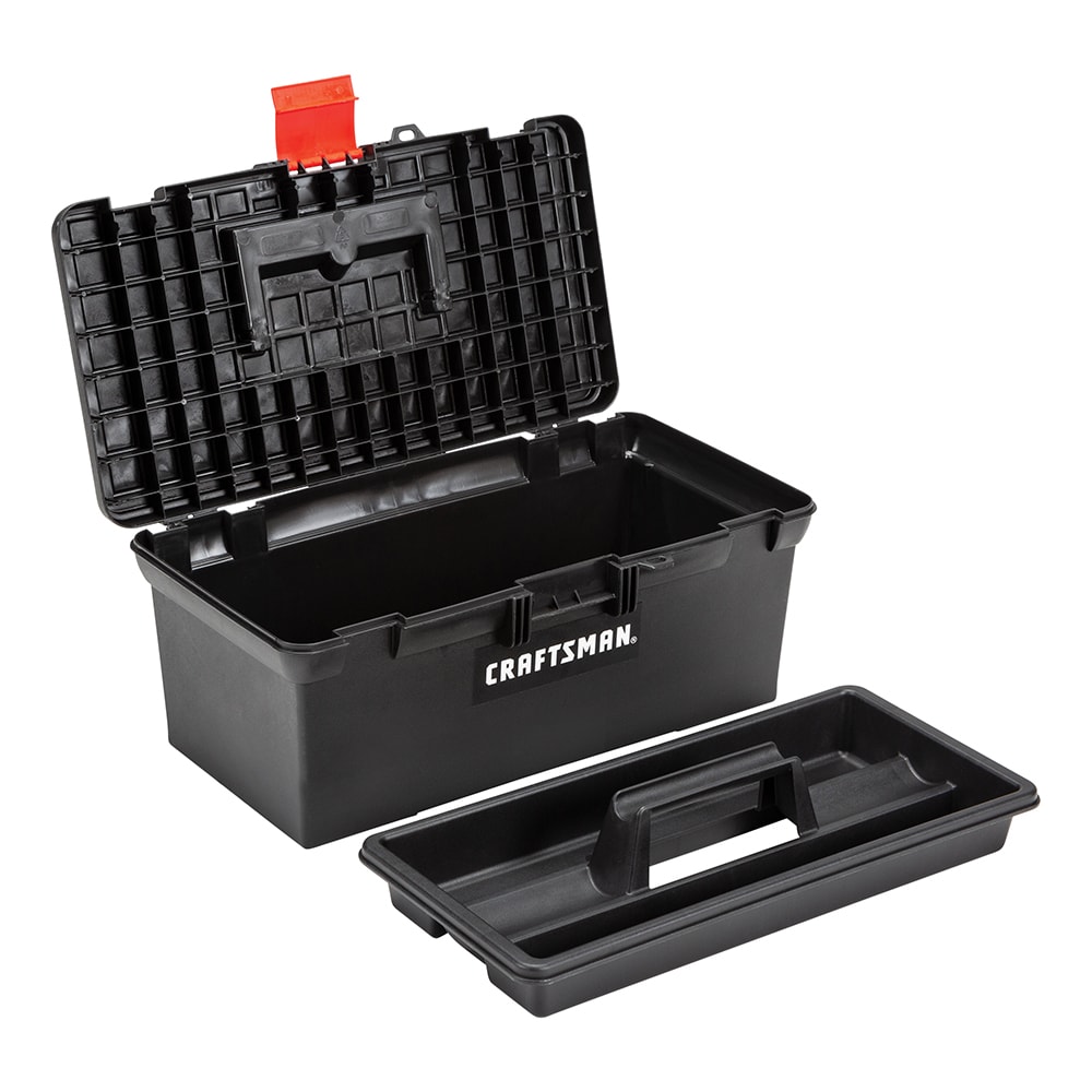 CRAFTSMAN 16-in Black Plastic Lockable Tool Box in the Portable