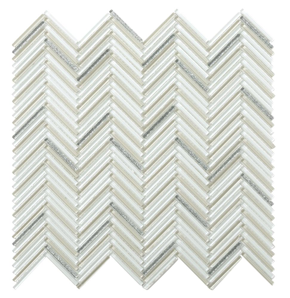 Emser W87PIVOCU1112MO Pivot 12-Pack Curve 11-in x 12-in Glass Border Tile (10.88-sq. ft/ Box Only)