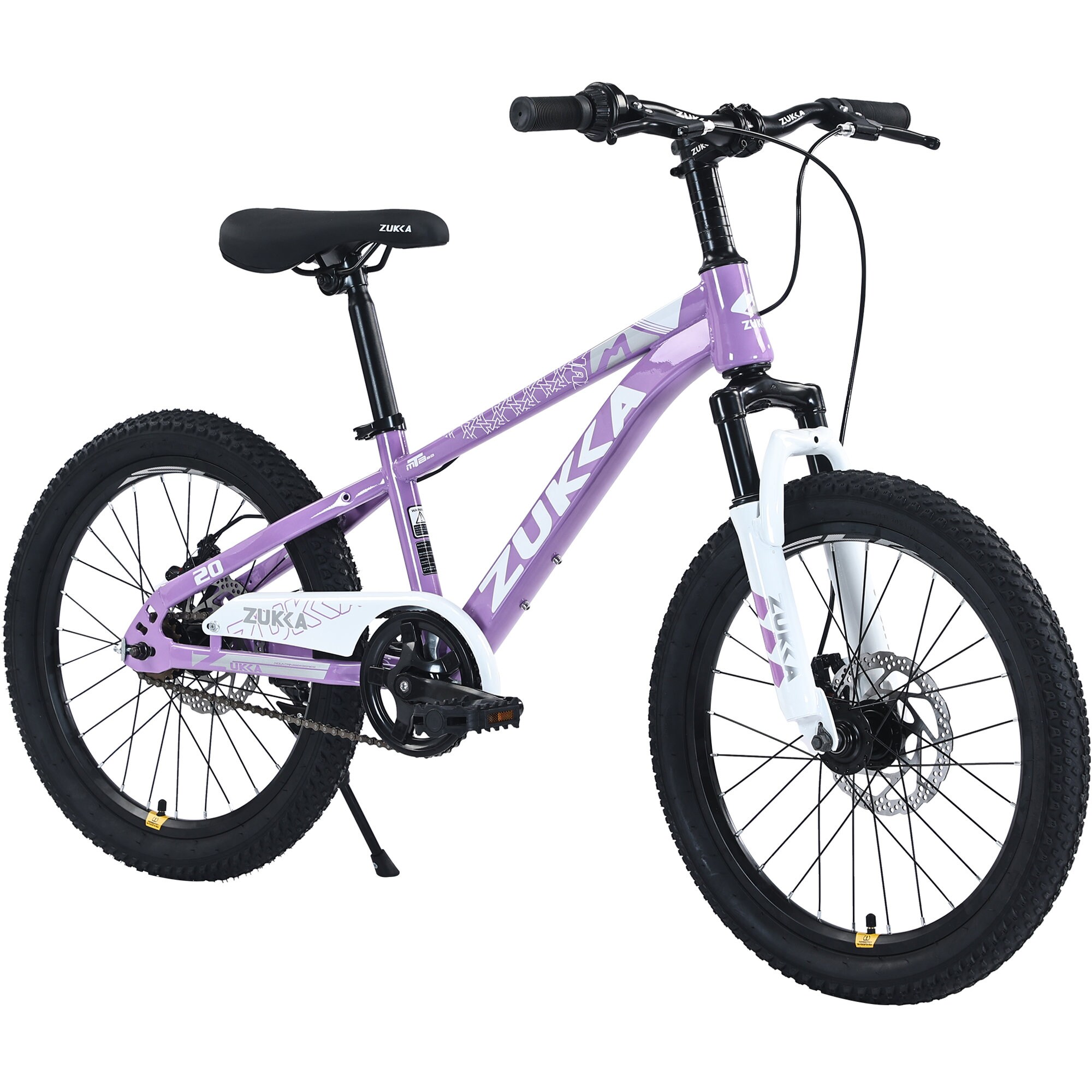 Misopily 20 Inch Mountain Bike for Kids Ages 7 to 10 Steel Frame Height Adjustable Seat Double Disc Brakes Suspension Fork Fits 44 to 56 Inch