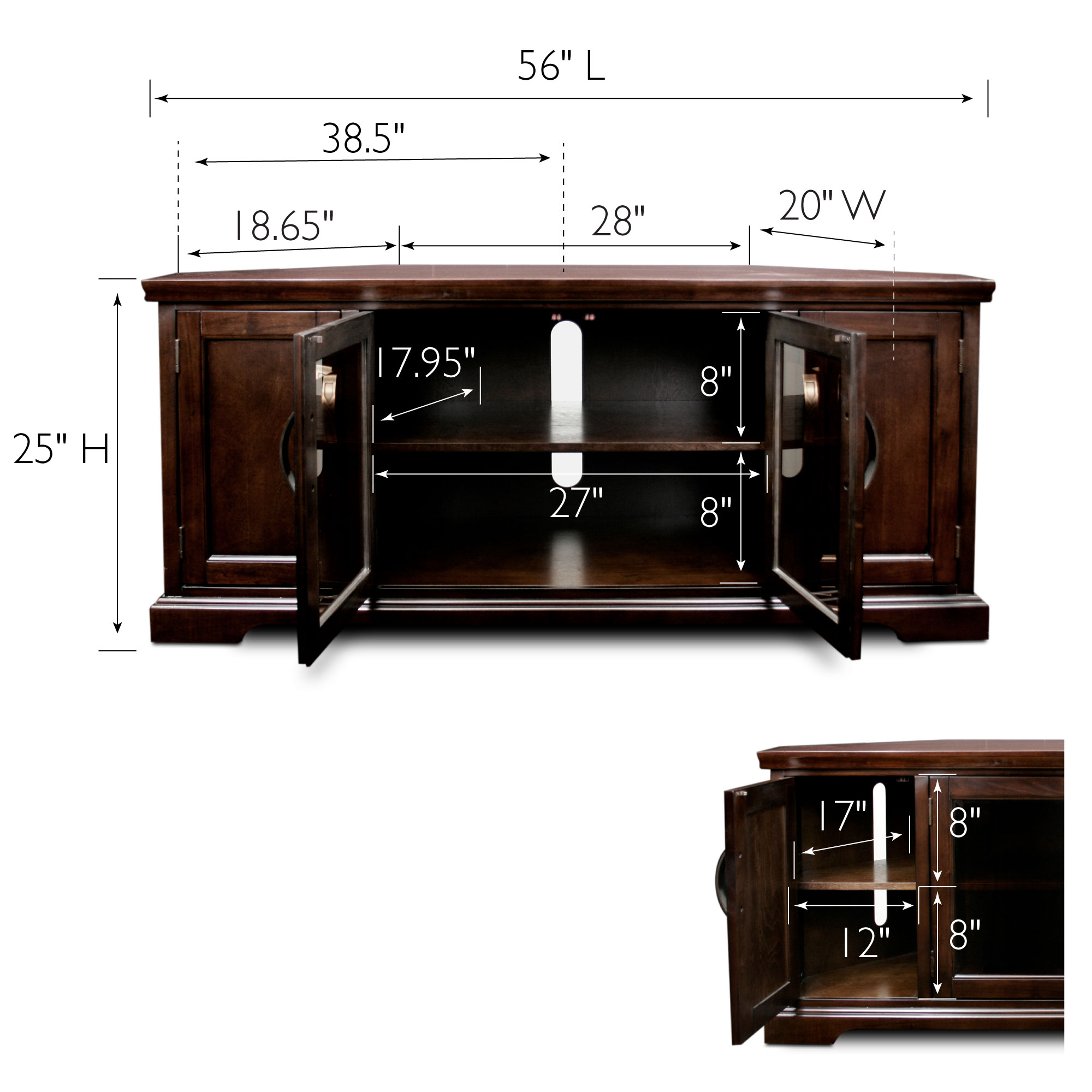 Leick Home 81386 Tv-Stands - View #2