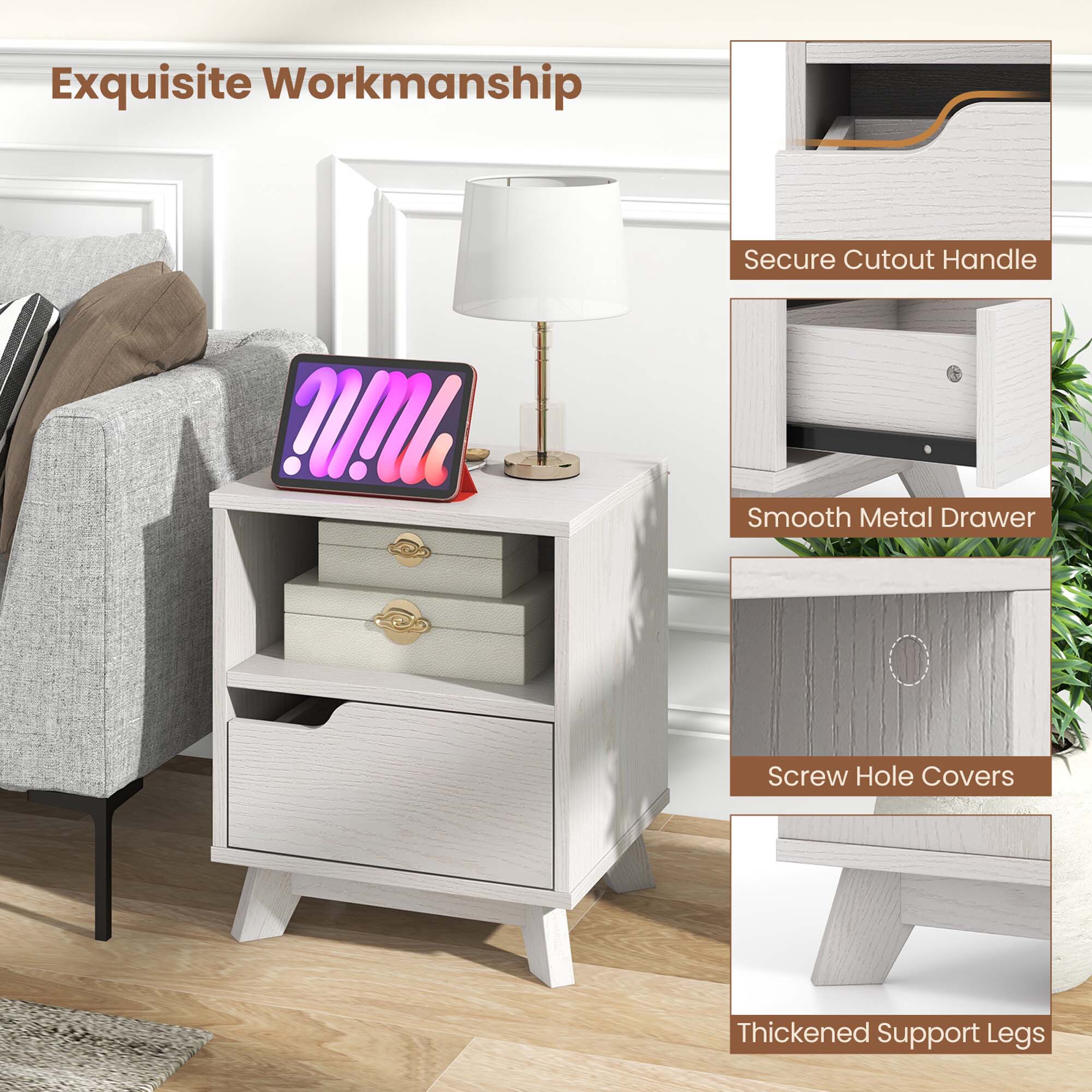 Costway HCST00965 nightstands - View #6