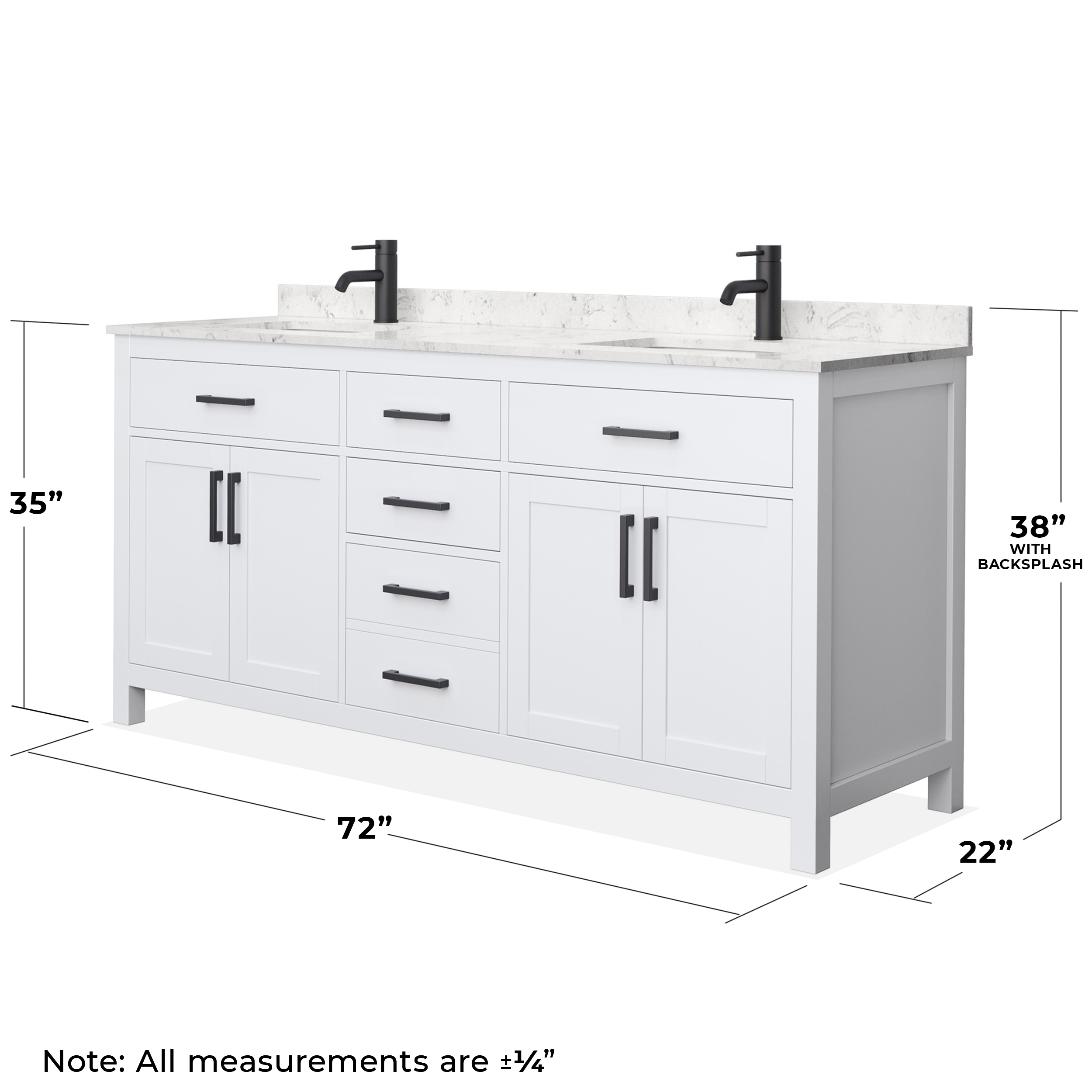 Wyndham Collection WCG242472DWBCCUNSMXX Bath-Vanity-Combo - View #5