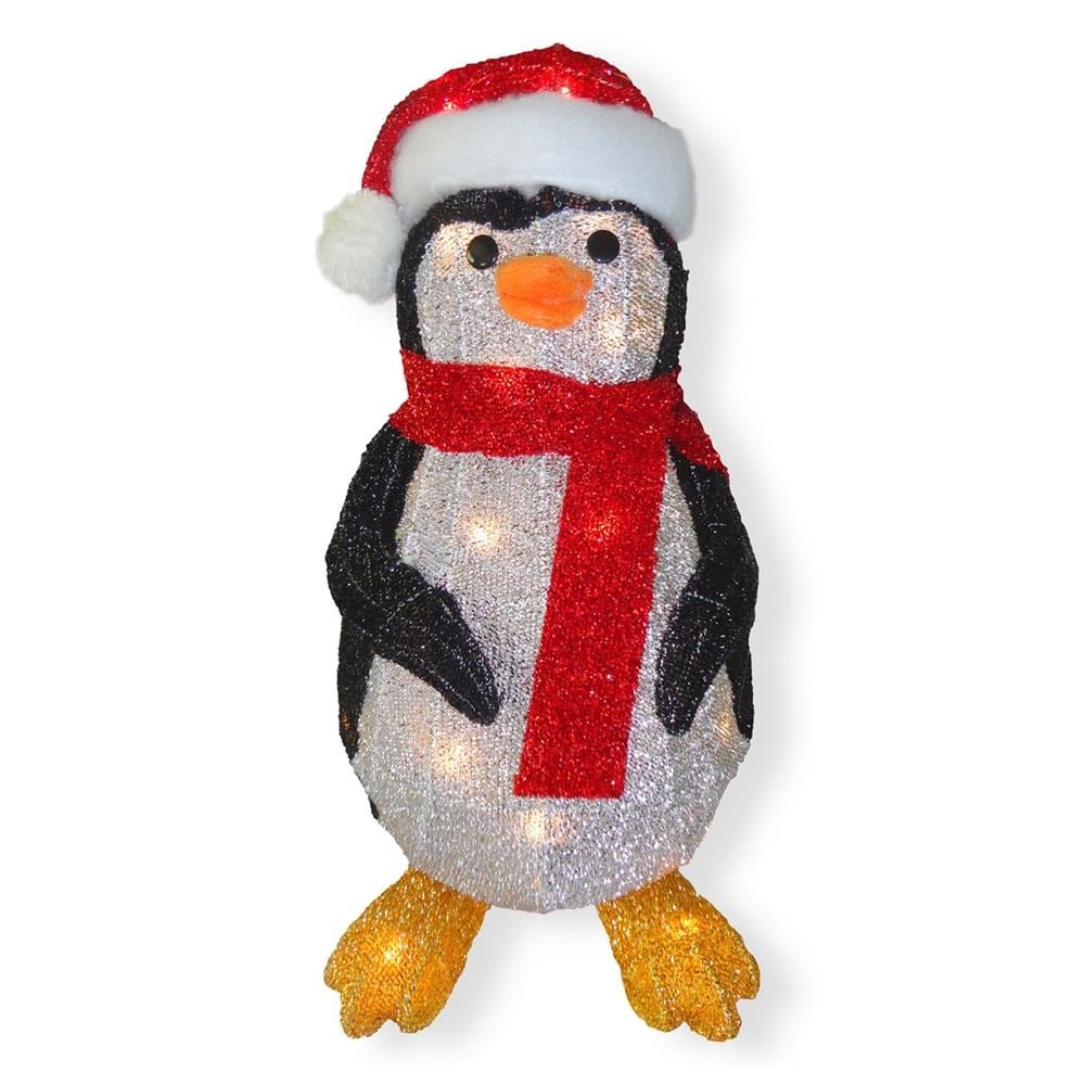 Light display Penguin Outdoor Christmas Decorations at Lowes.com