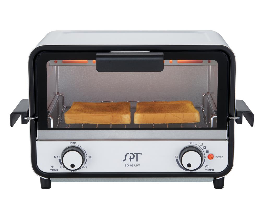 SPT 2Slice White Toaster Oven (800Watt) in the Toaster Ovens