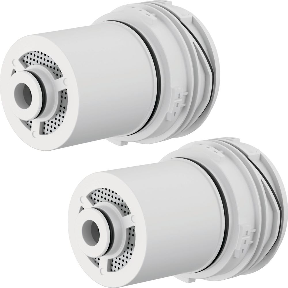 Delta 5RC100 2 -Pack Clarifi White KDF Shower Head Filter 6-Months -Filter Life