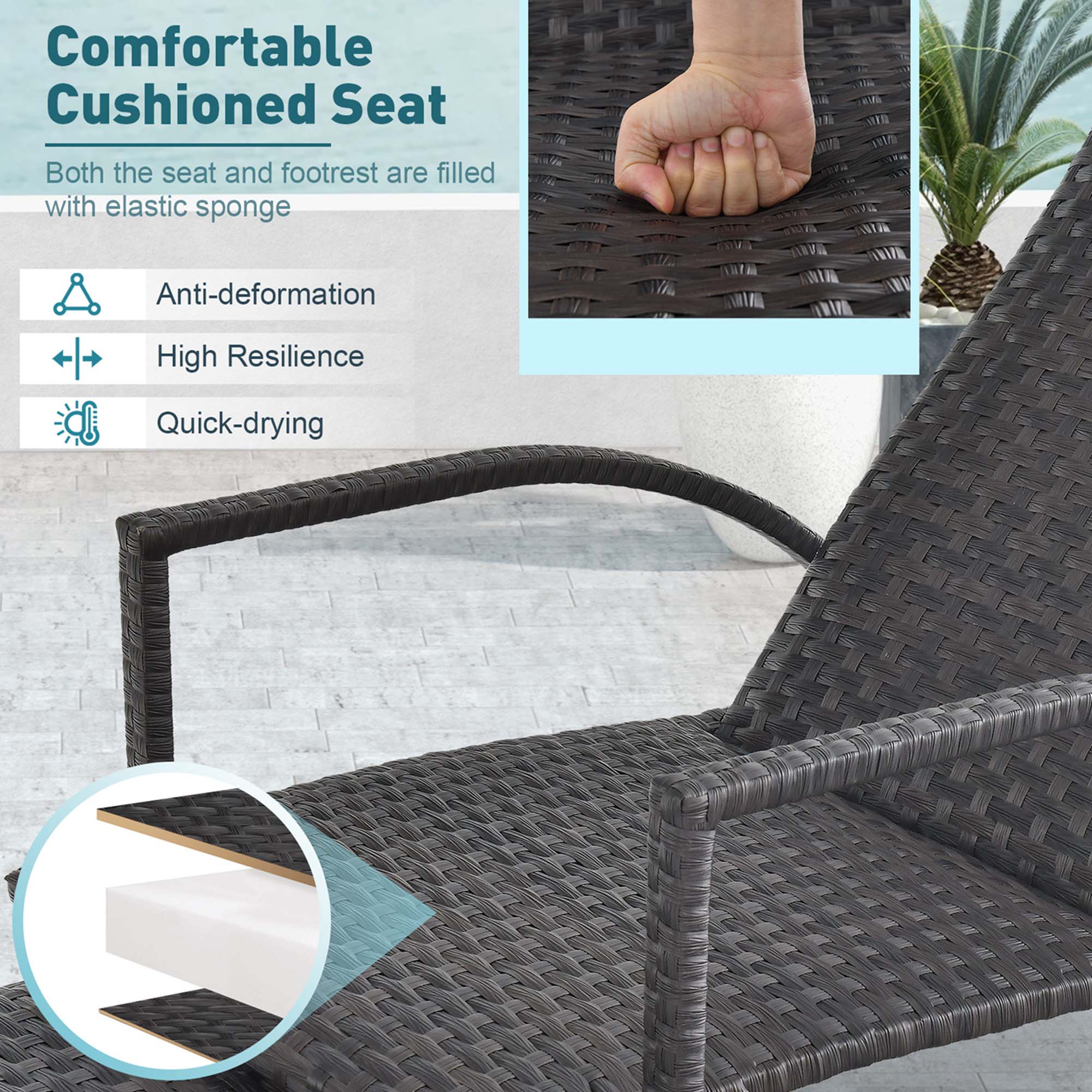 Costway NP10986BN Patio-Chairs - View #5