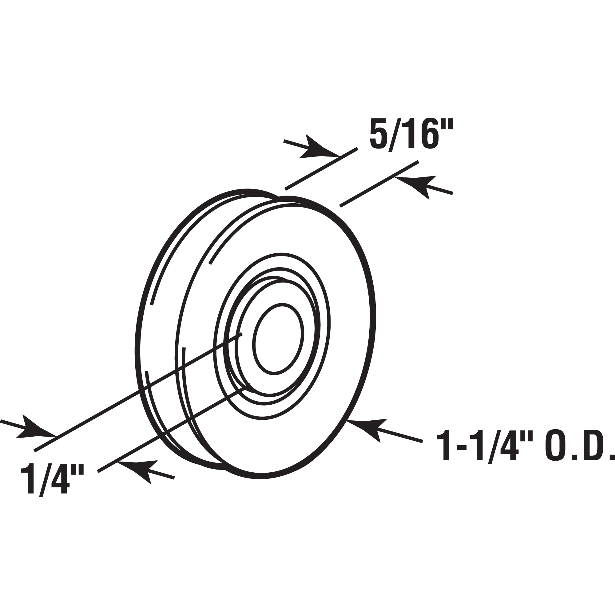 Prime-Line D 2034 Sliding-Patio-Door-Rollers - View #2