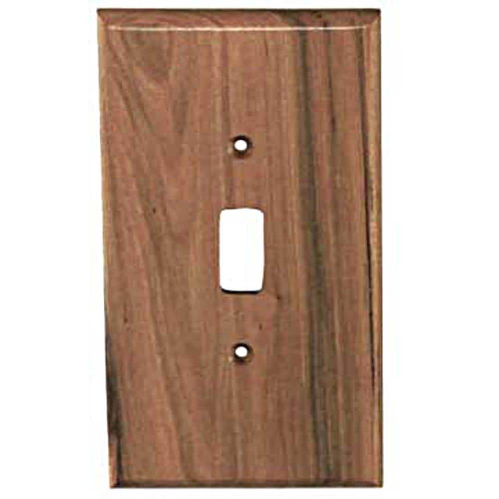 Sierra Lifestyles 682119 1 -Gang Specialty Size Hickory Wood Indoor Toggle Wall Plate
