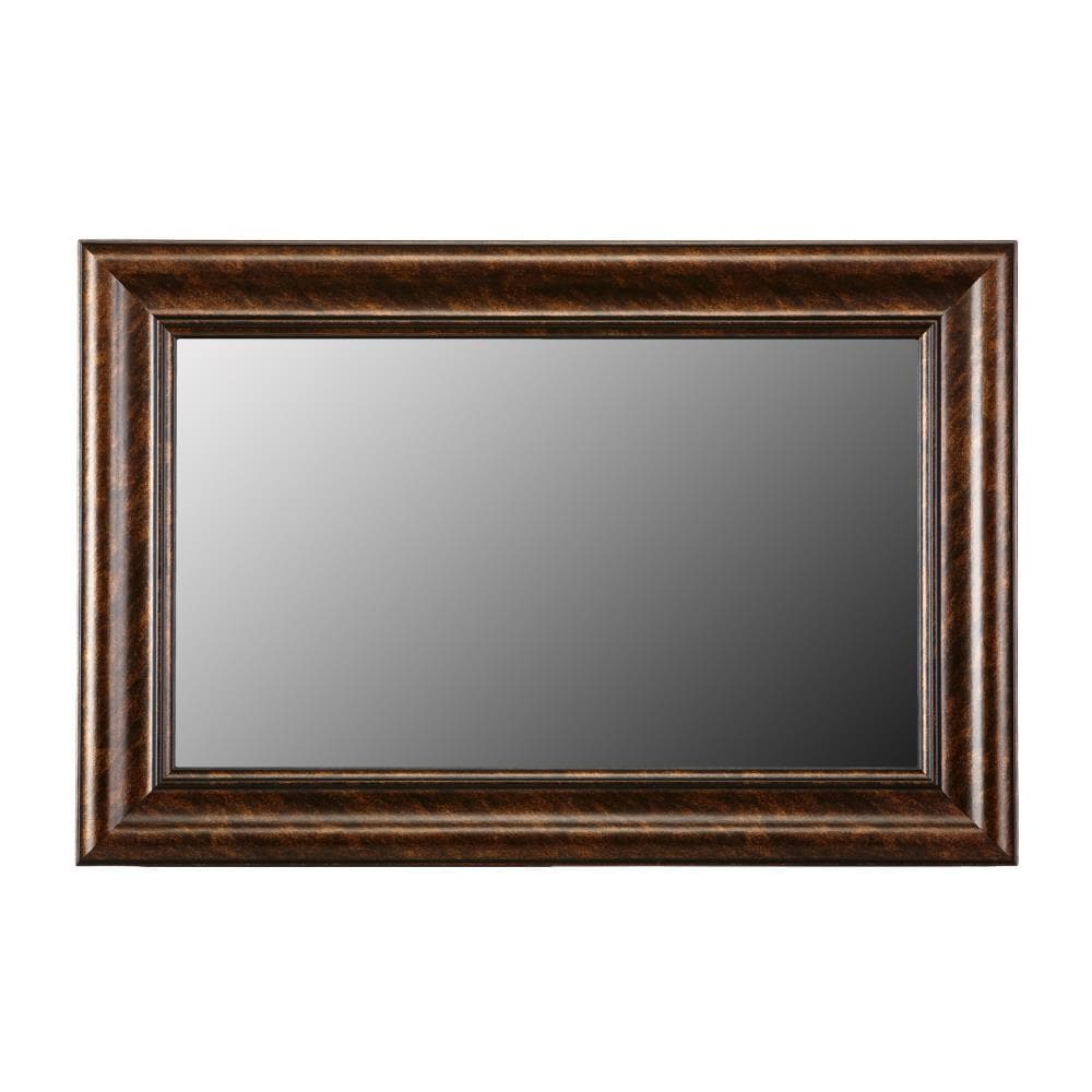 Gardner Glass Products 54-in W x 36-in H Bronze Mdf Traditional Mirror  Frame Kit (Hardware Included