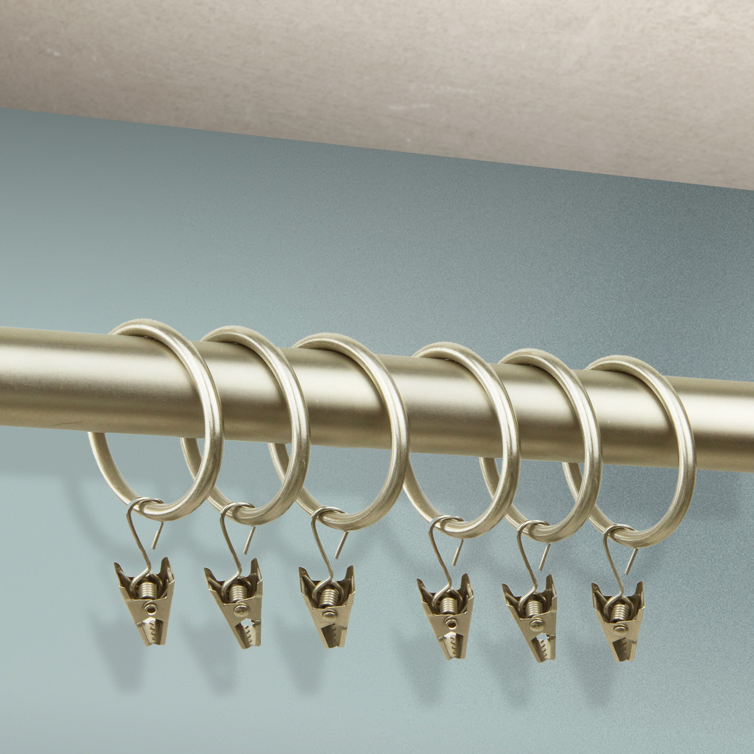 Double Track Curtain Rod with Ceiling Mount Universal-20, fully made of Stainless  Steel, Tube Diameter 20mm.