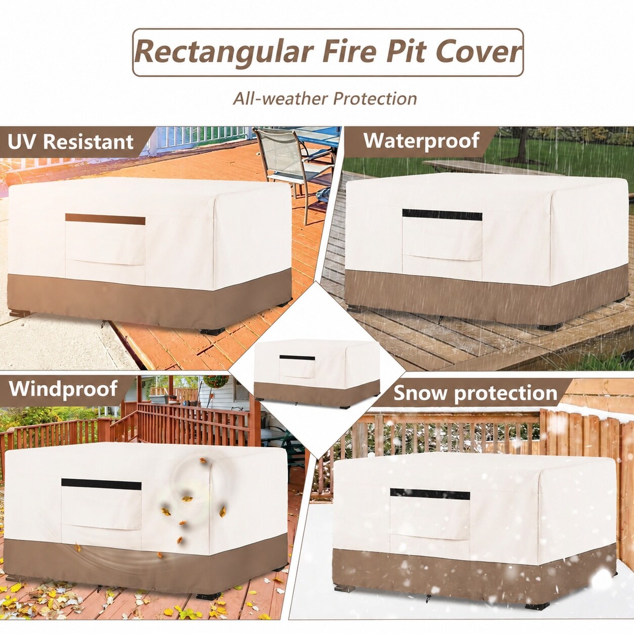 Lukvuzo LLU0626L103 Fire-Pit-Covers - View #6