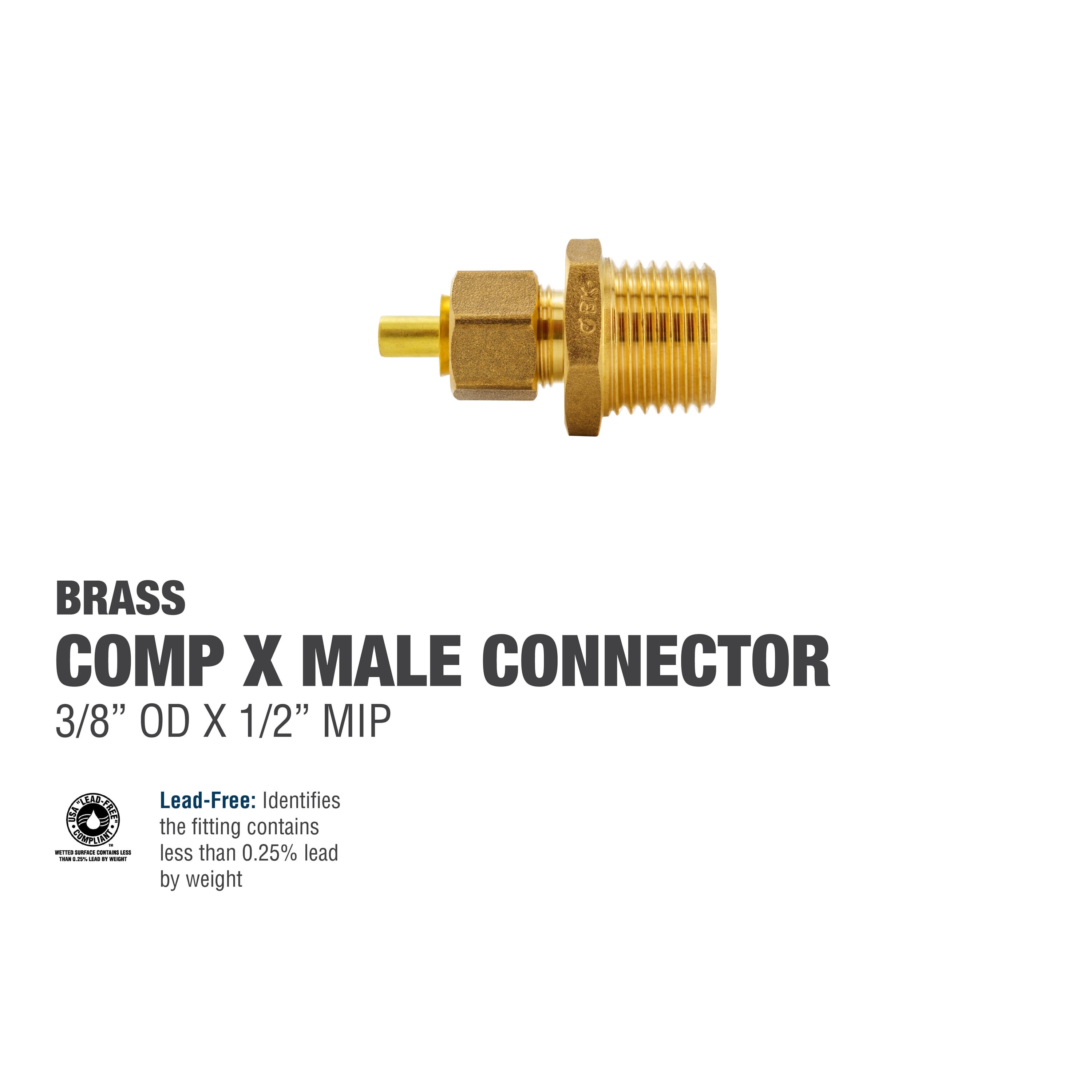 Proline Series CP-124NLB5 Brass-Plastic-Fittings - View #4