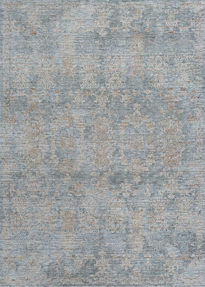 Couture Gray Synthetic Stain-Resistant Rectangular Area Rug