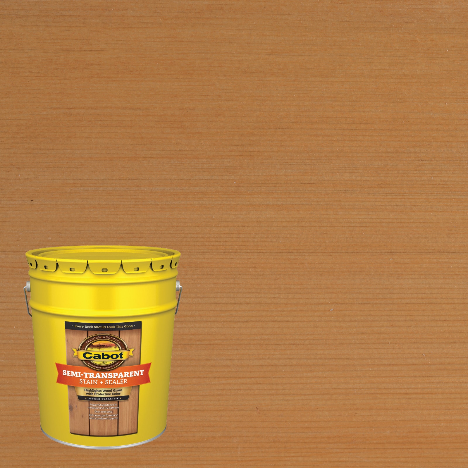 Cabot FRONTIER-379516 Frontier Semi-transparent Exterior Wood Stain and Sealer in One ( 5-gallon )