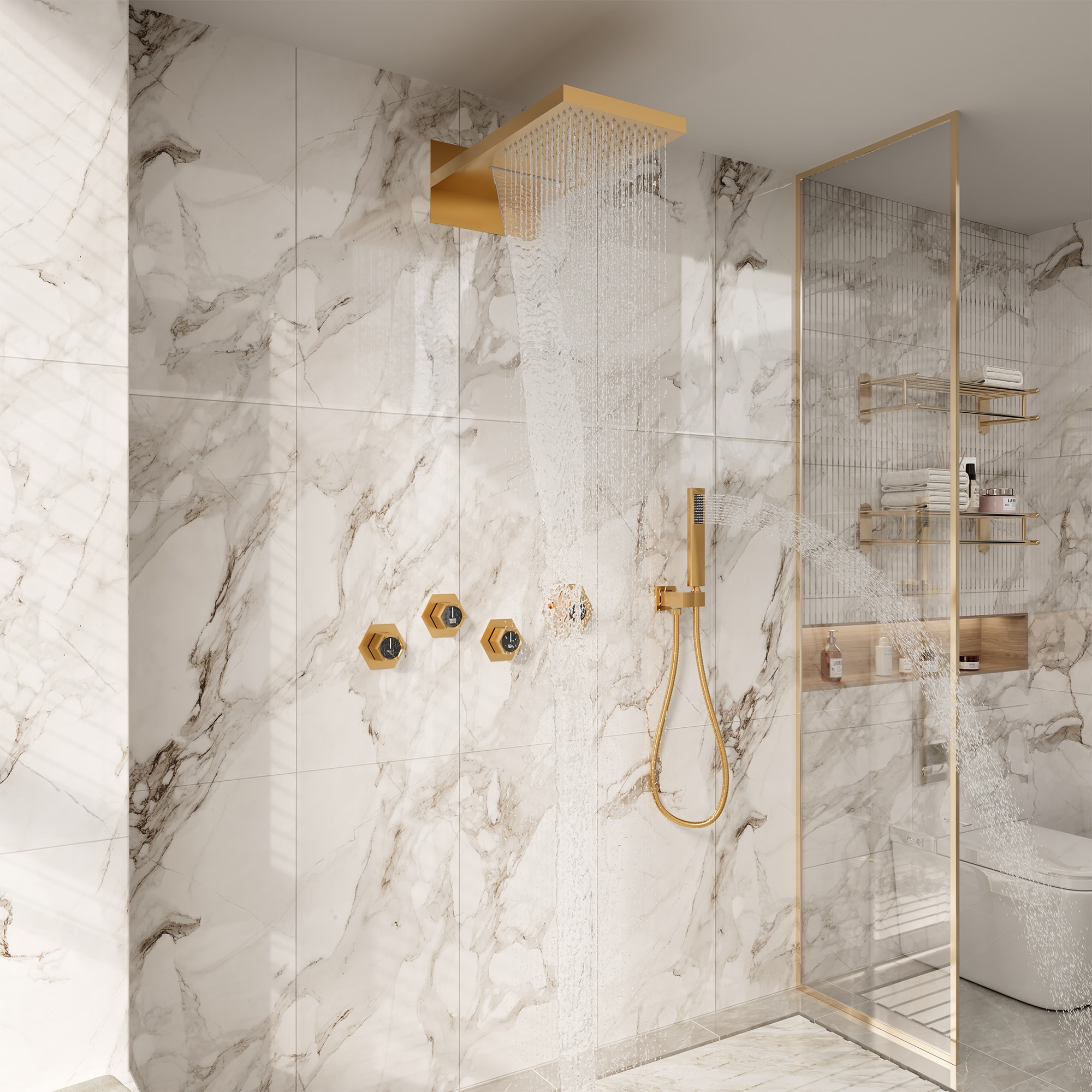 CASAINC CA-160209BV Showerhead-Bar-Panels - View #3