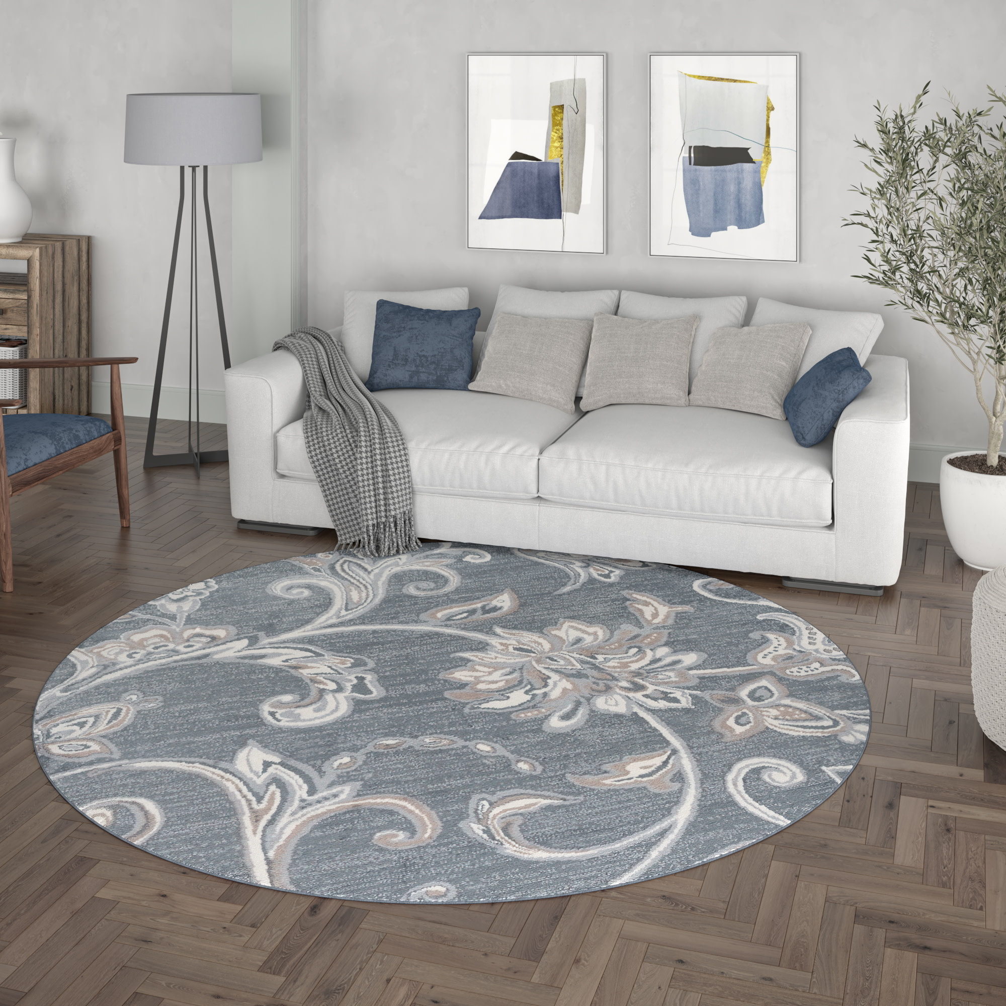 Tayse MDN3541 6RND rugs - View #9