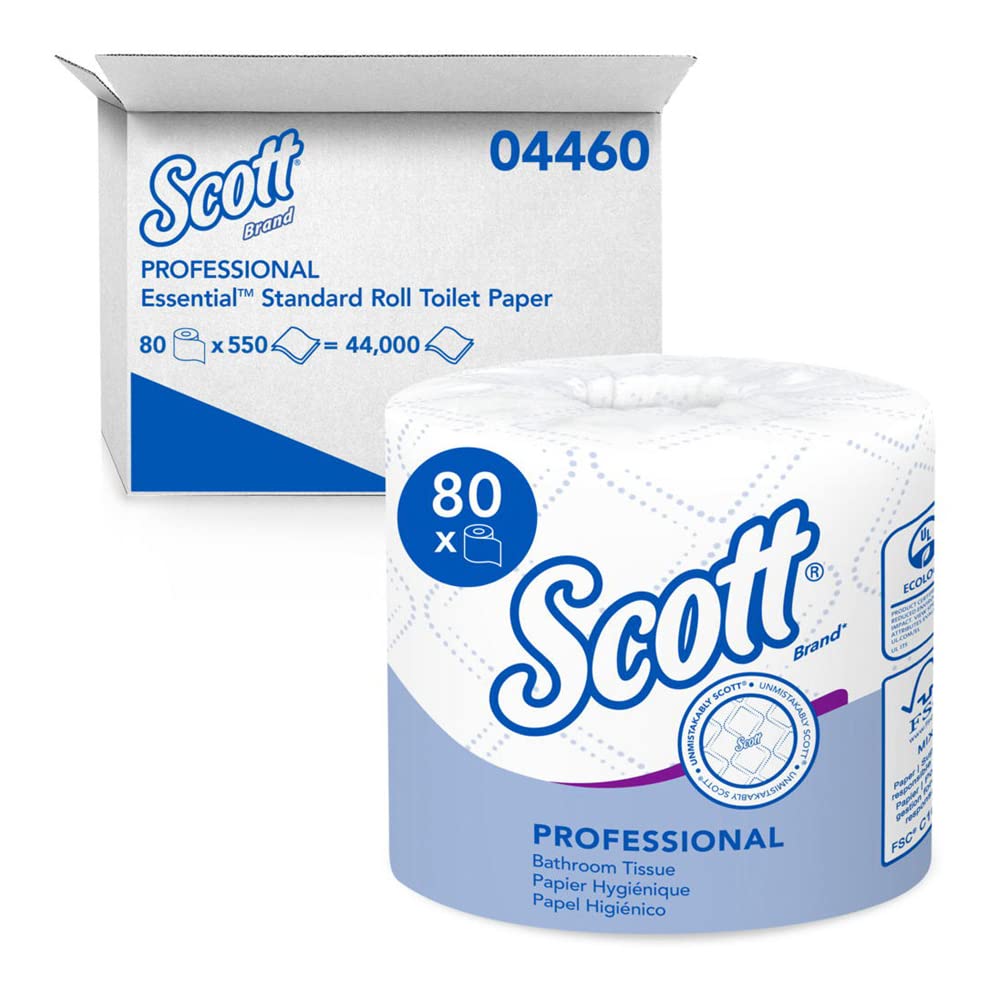 Kimberly Clark Scott 2-Ply Standard Roll Bath Tissue - Kimberly-Clark KCC04460