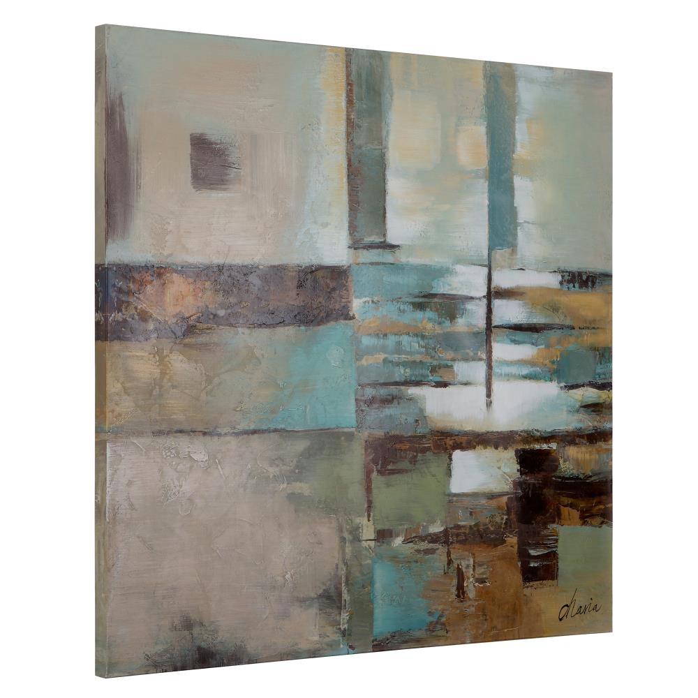 Yosemite Home Decor 40 9 In H X 40 7 In W Abstract Canvas Hand Painted   15789360 