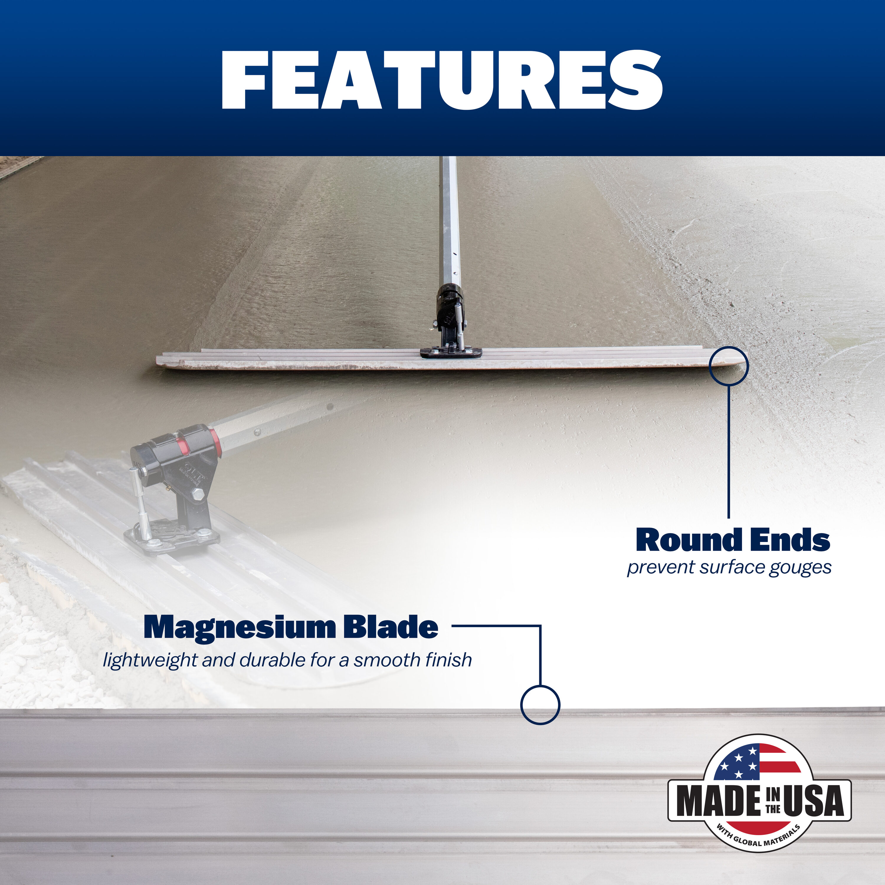 QLT by Marshalltown MB60R Concrete-Floats - View #4