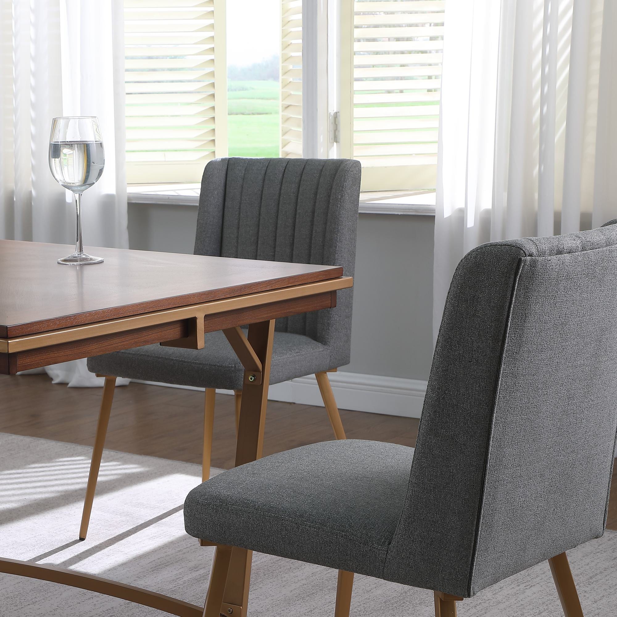 FARATI D2002DC-GREY Dining-Chairs - View #6