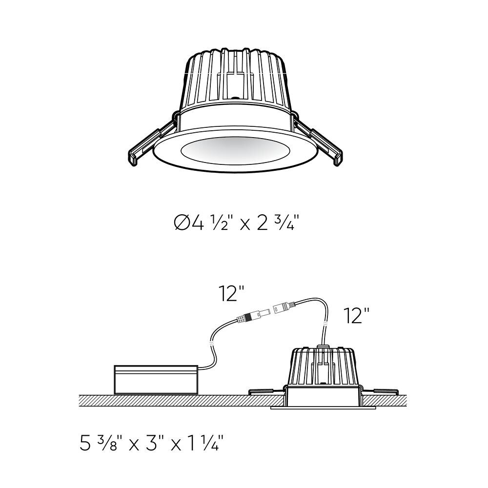 DALS Lighting RGR4-3K-WH Led-Retrofit-Downlight - View #3