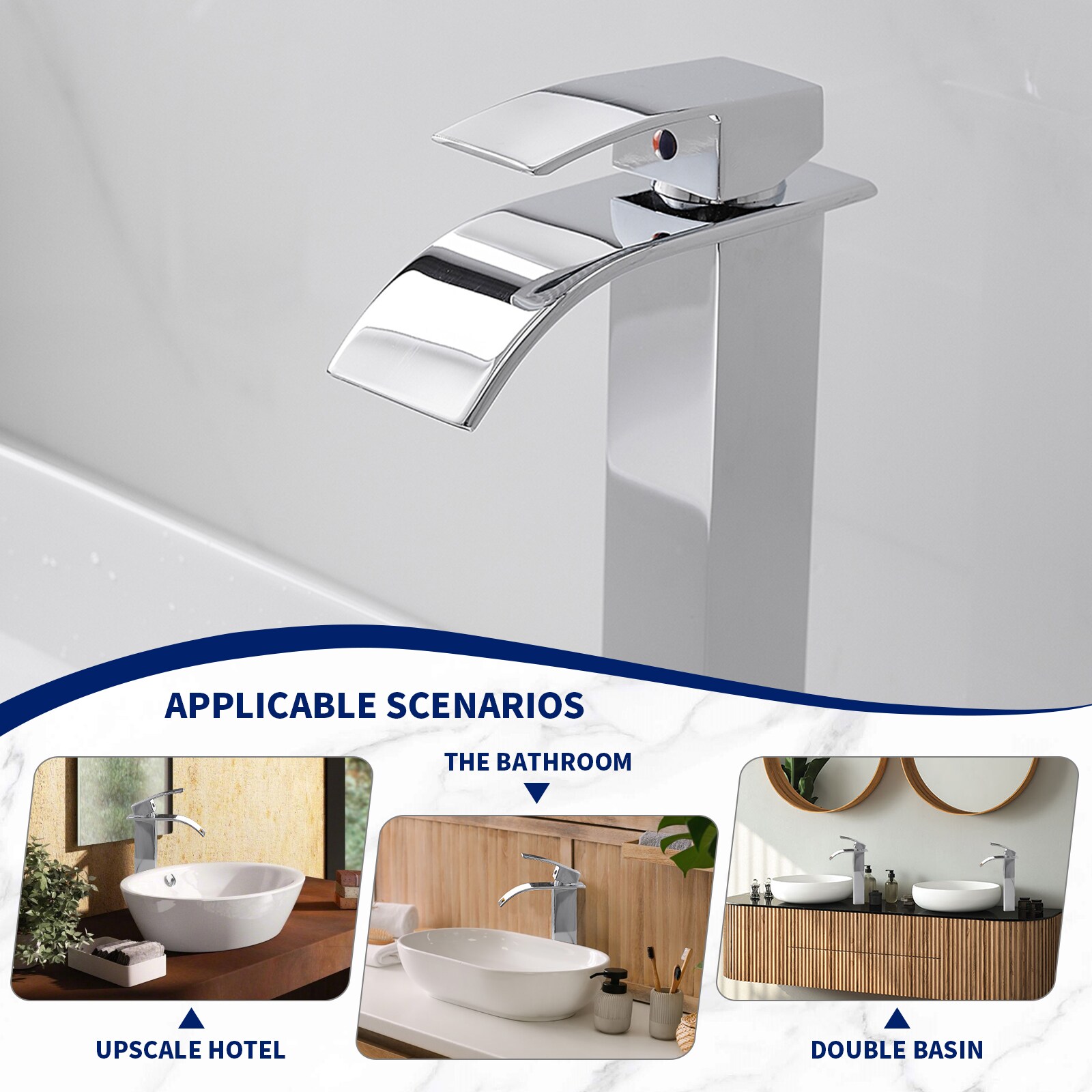 BWE A-96021H-C Lavatory-Faucets - View #6