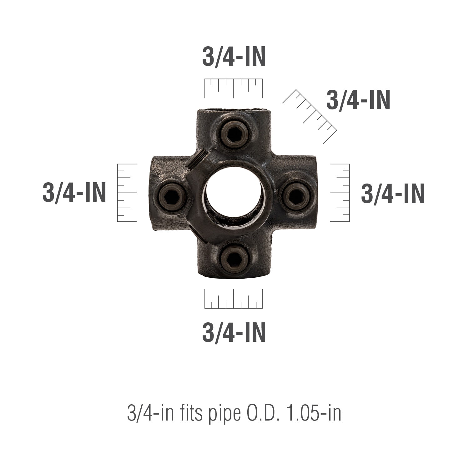 SteelTek 685-804HC Structural-Pipe-Fittings - View #3