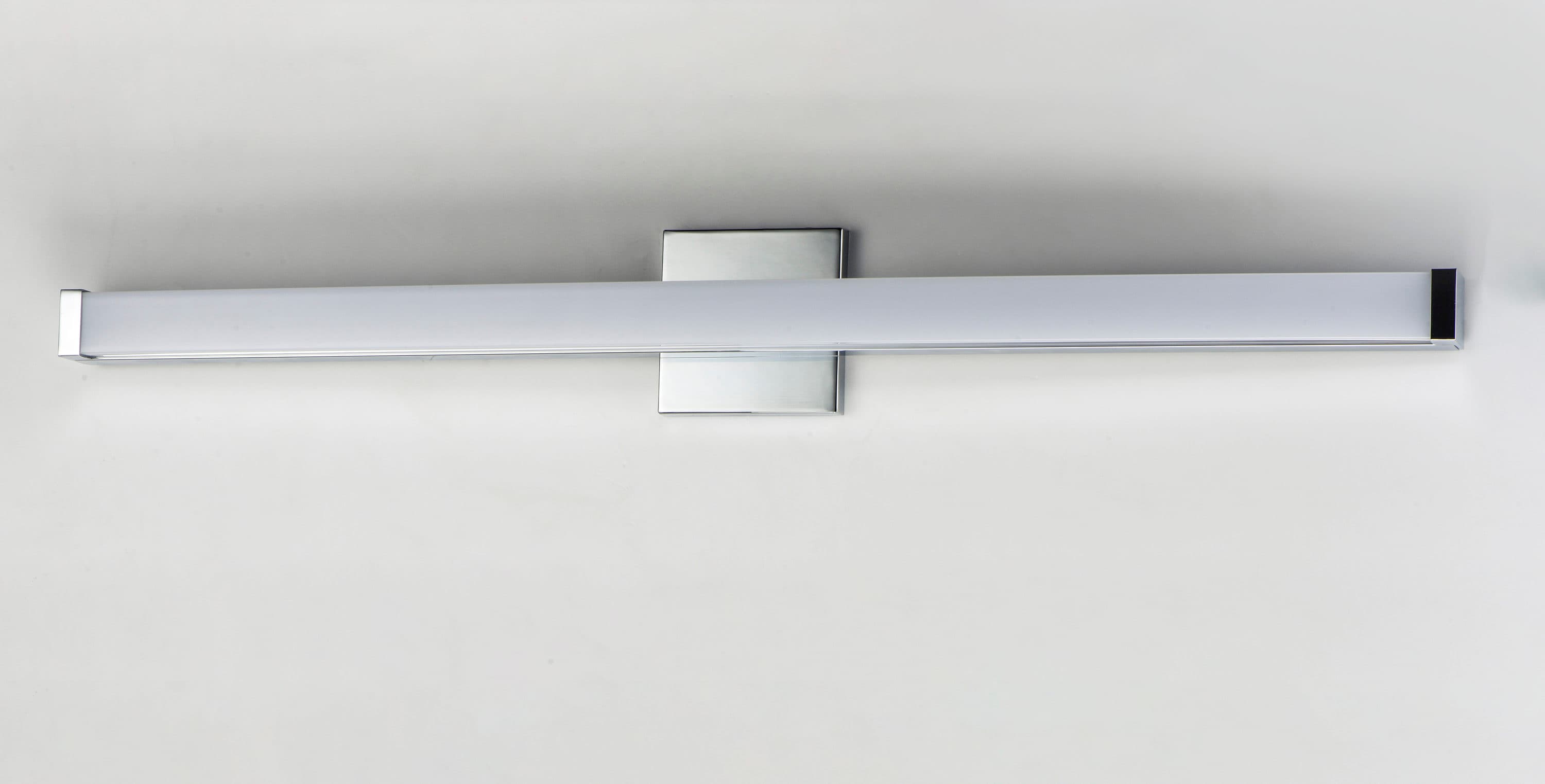 Satin Nickel 36" LED Bath Vanity Light with Acrylic Shade