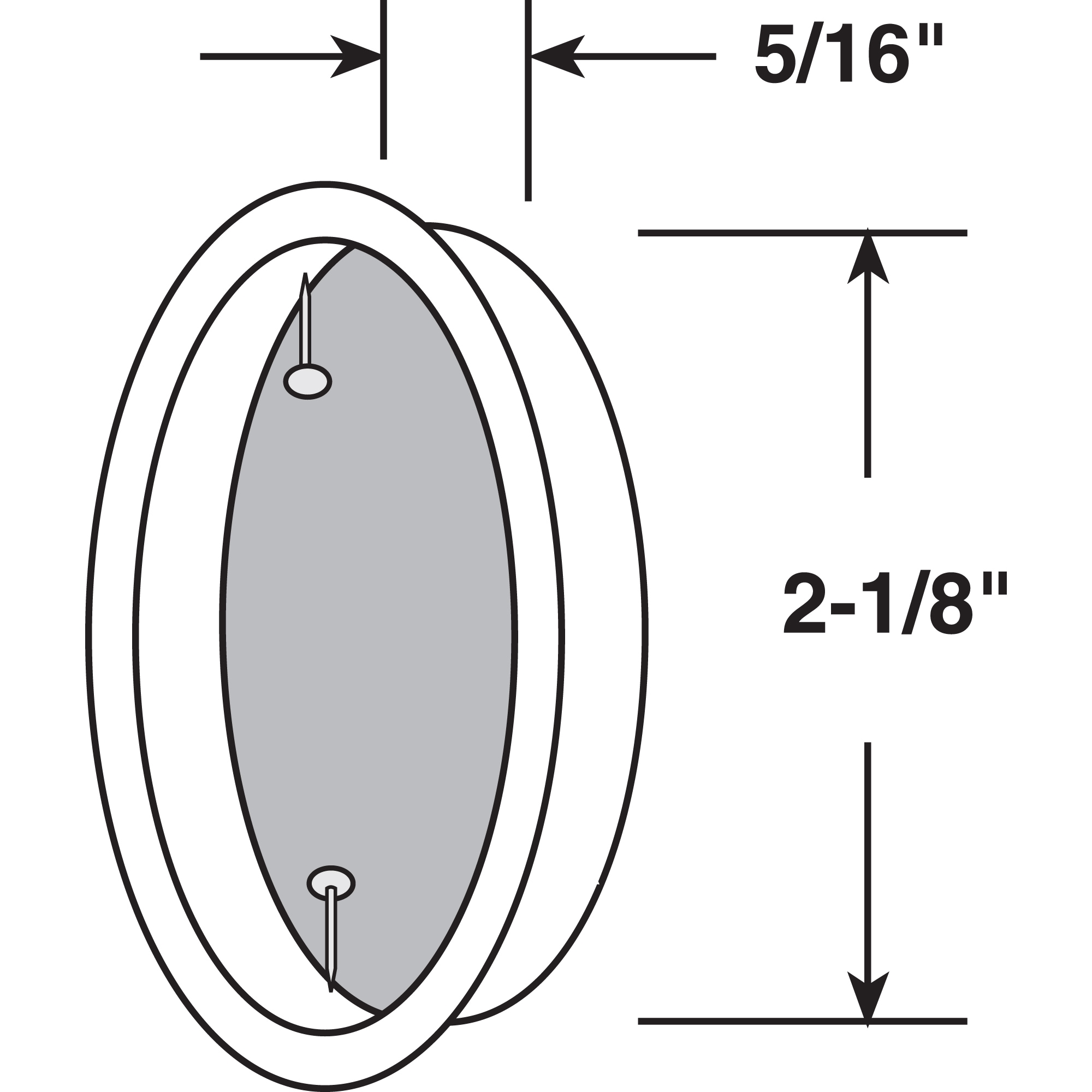 Prime-Line N 7572 Sliding-Closet-Door-Pulls - View #2