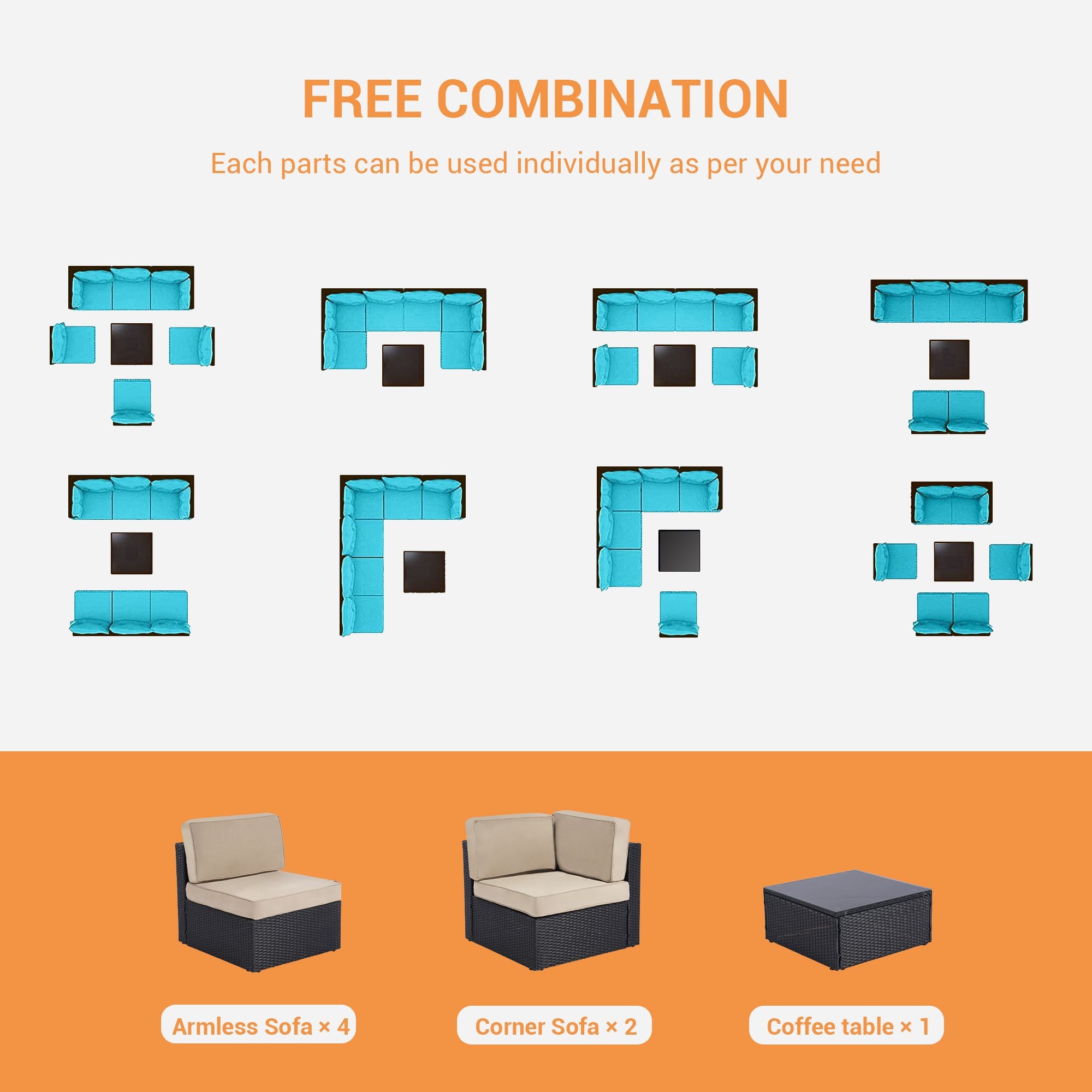 SANSTAR LRS-WS202SN Patio-Conversation-Sets - View #6