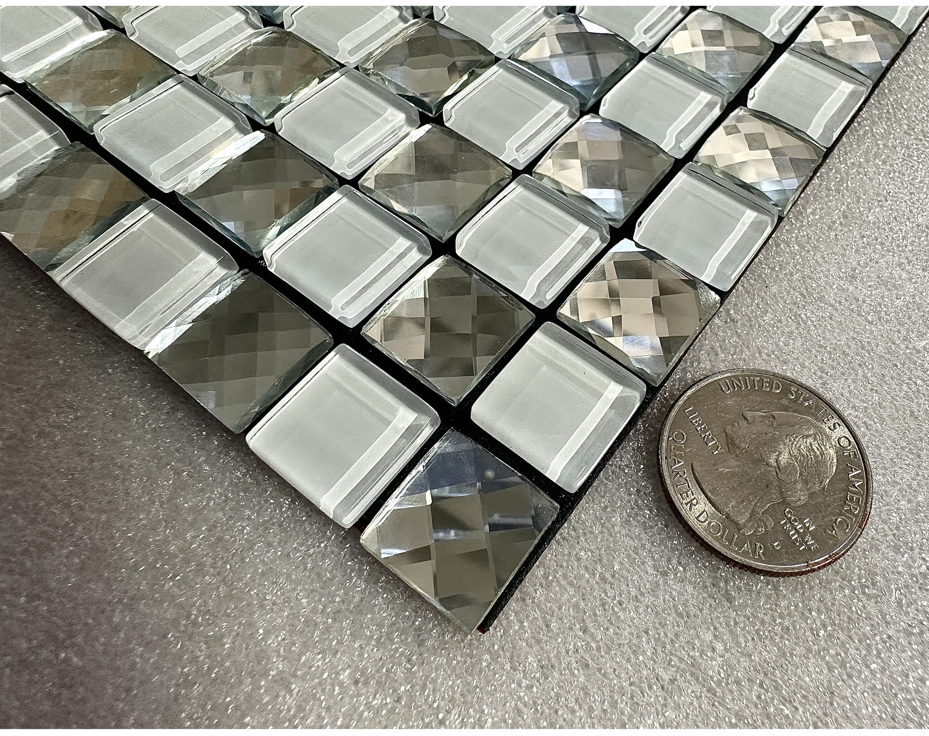 Abolos Reflections Diamond Cut Diamond/Multi Finish 12-in x 12-in Multi ...