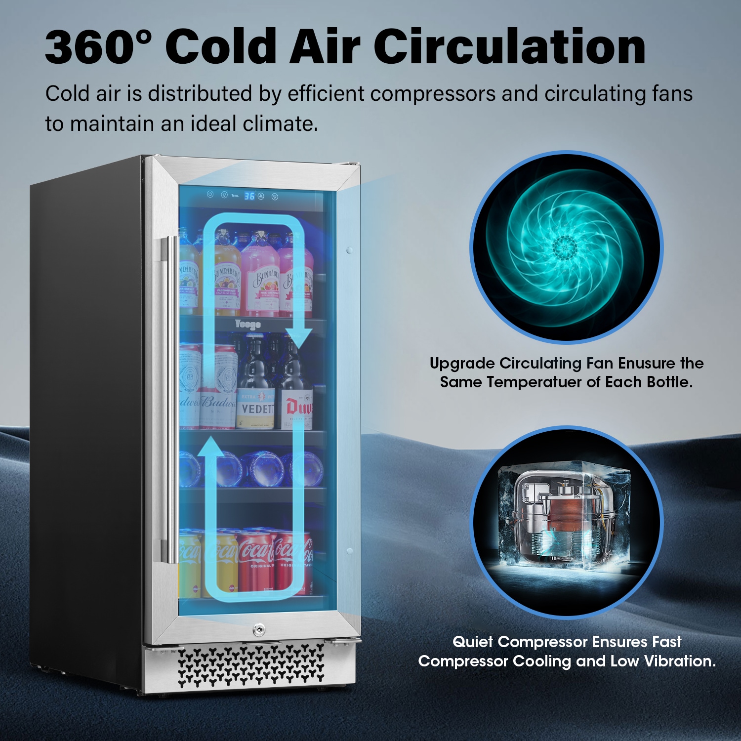 Yeego YEG-BS15-LS Beverage-Dispensers - View #3
