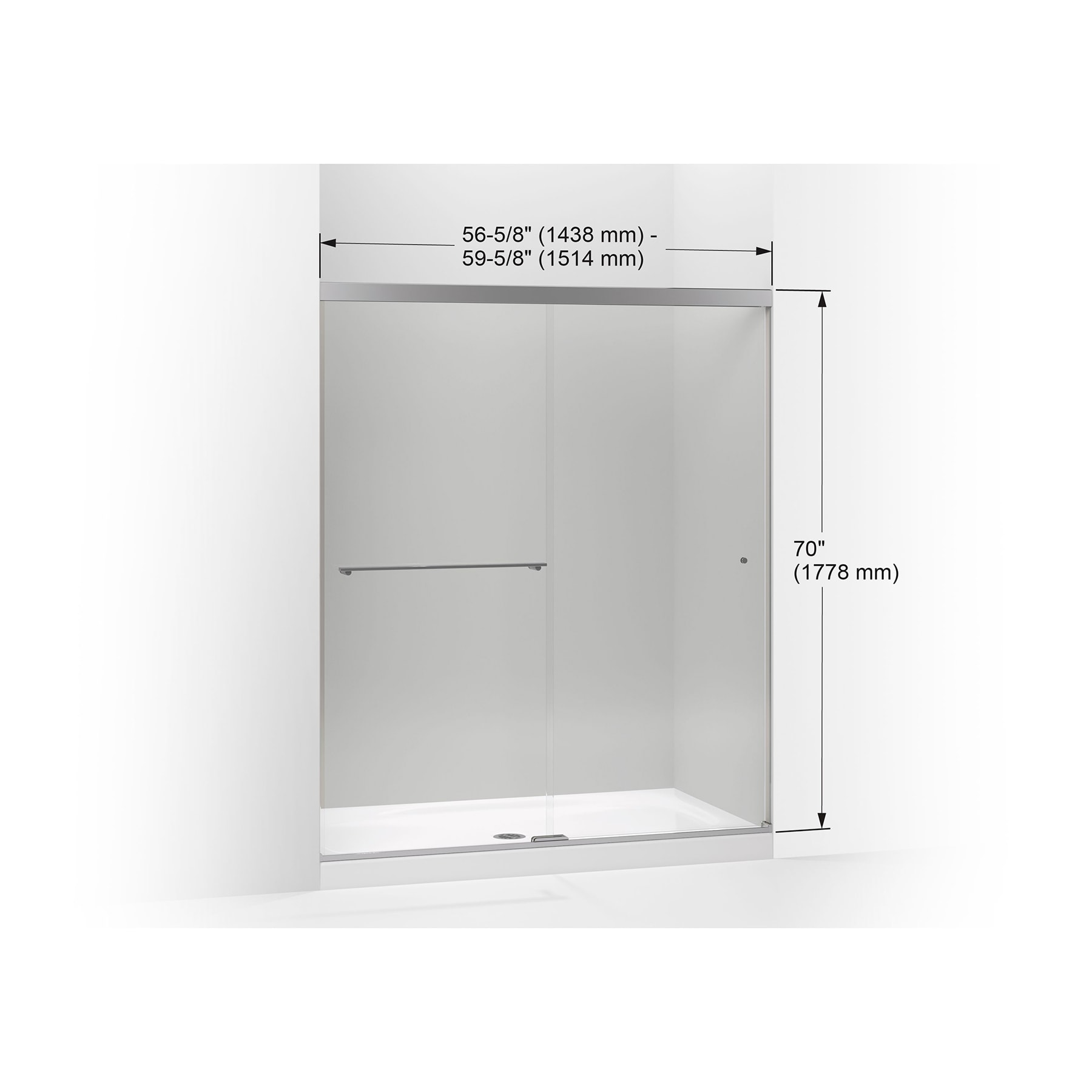 KOHLER 707200-L-BNK Shower-Doors - View #4