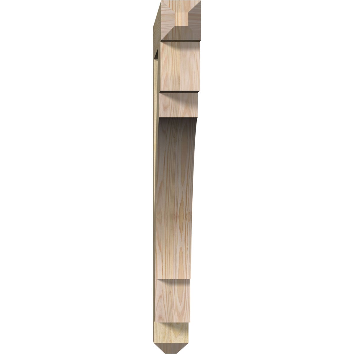 Ekena Millwork BKT04X38X38MRC04RDF Exterior-Brackets-Braces - View #2