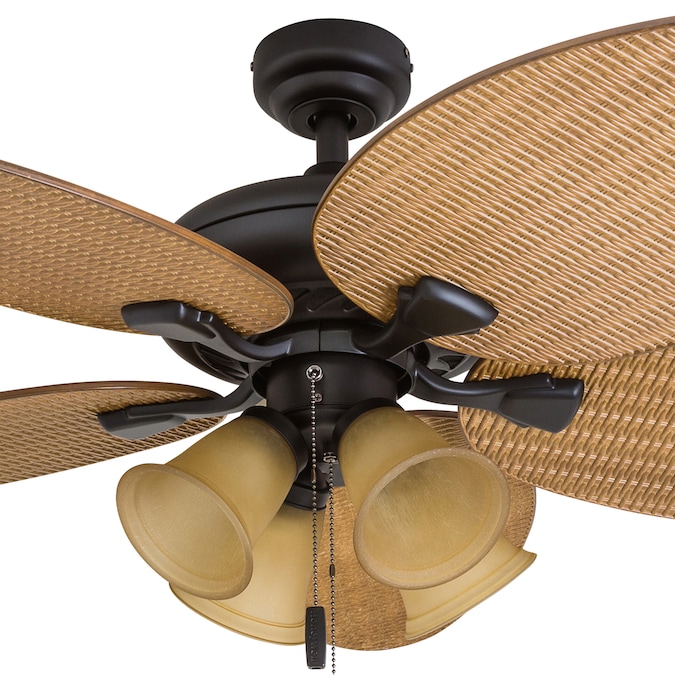 Honeywell Palm Valley 52 In Bronze Led, Menards Outdoor Ceiling Fans