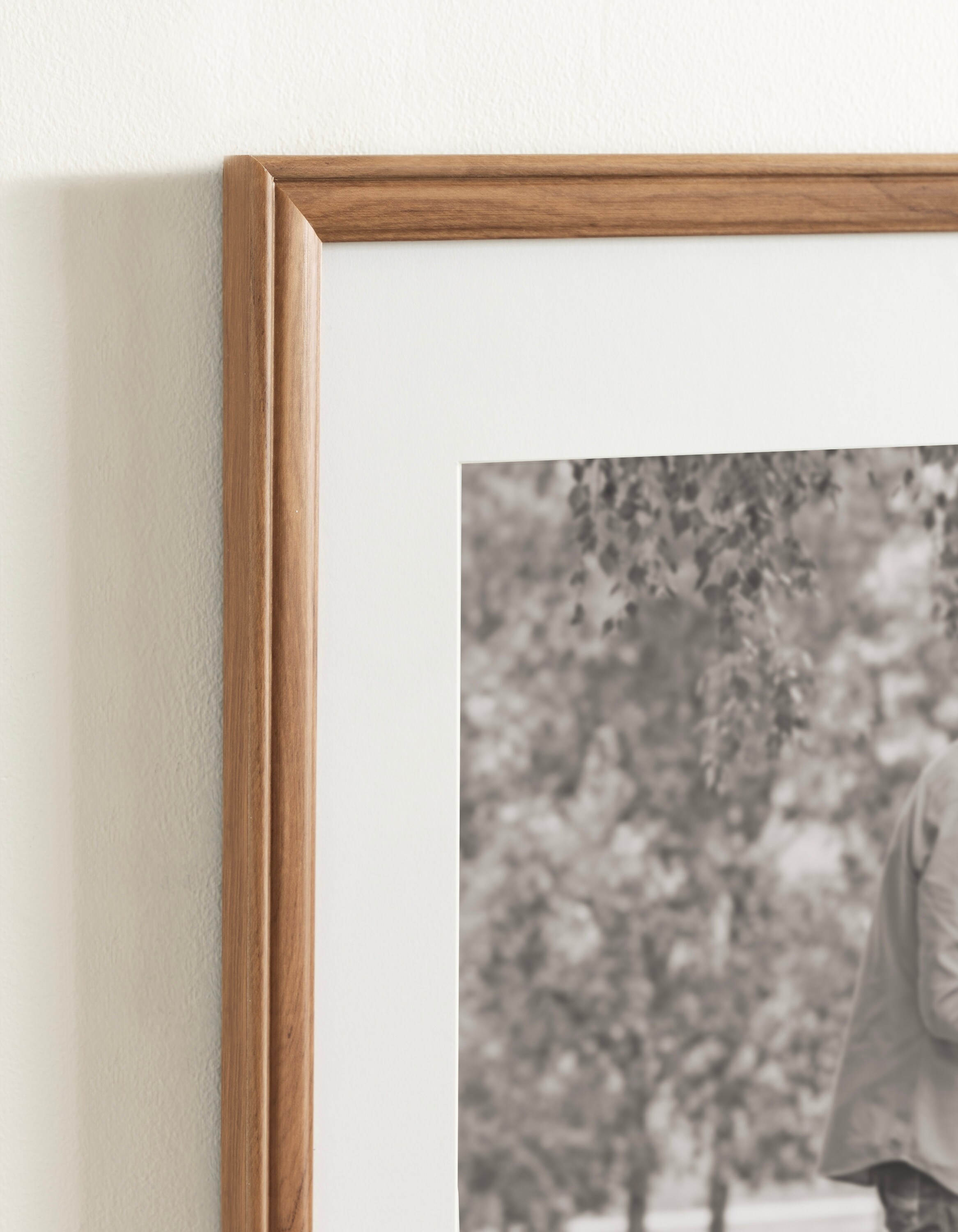 Adlynn Brown Rectangular Plastic Gallery Wall Frame Set