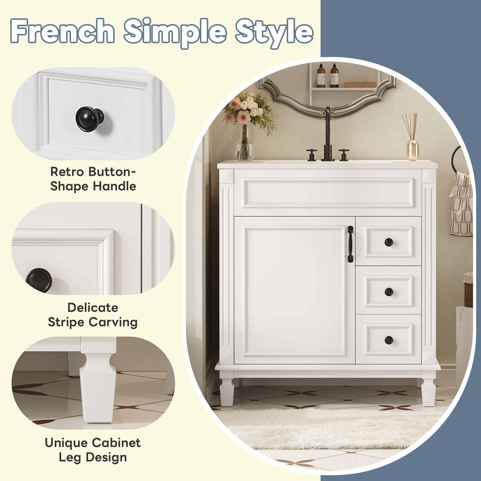 ModernLuxe L3P-N710P323323K Bath-Vanity-Combo - View #4