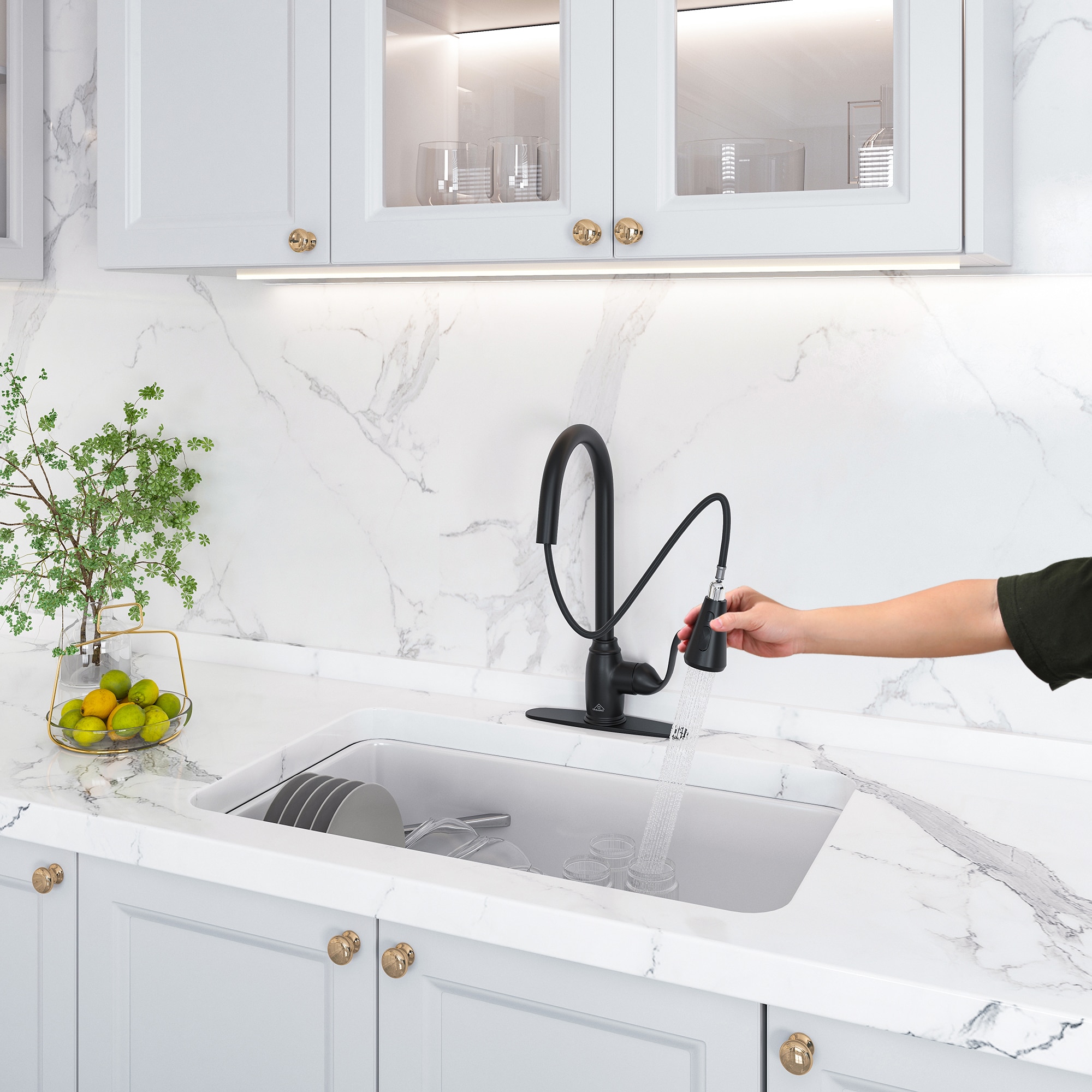CASAINC CA-D0674-BN Kitchen-Faucets - View #2