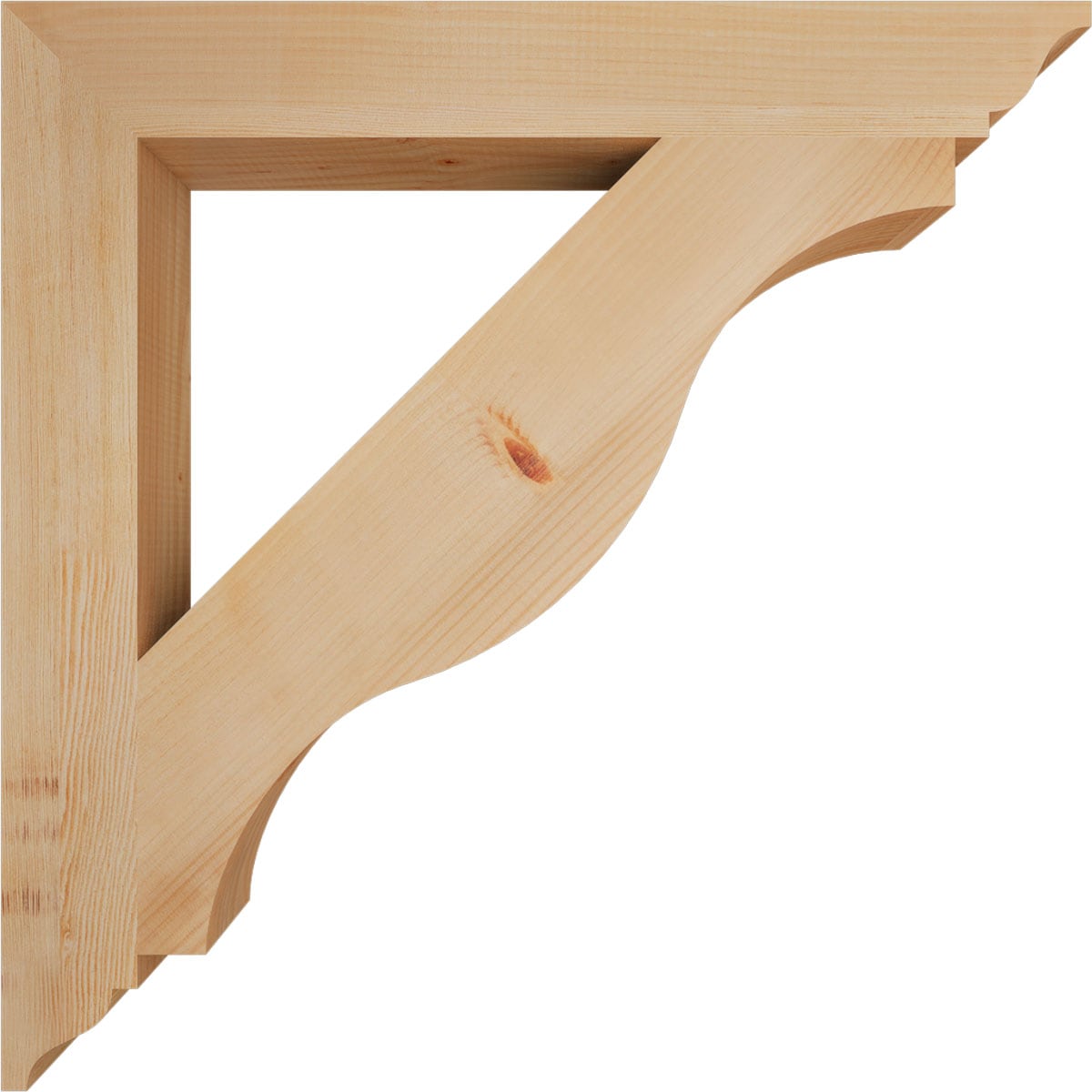 Ekena Millwork BKT04X32X32FST01SDF Exterior-Brackets-Braces - View #3