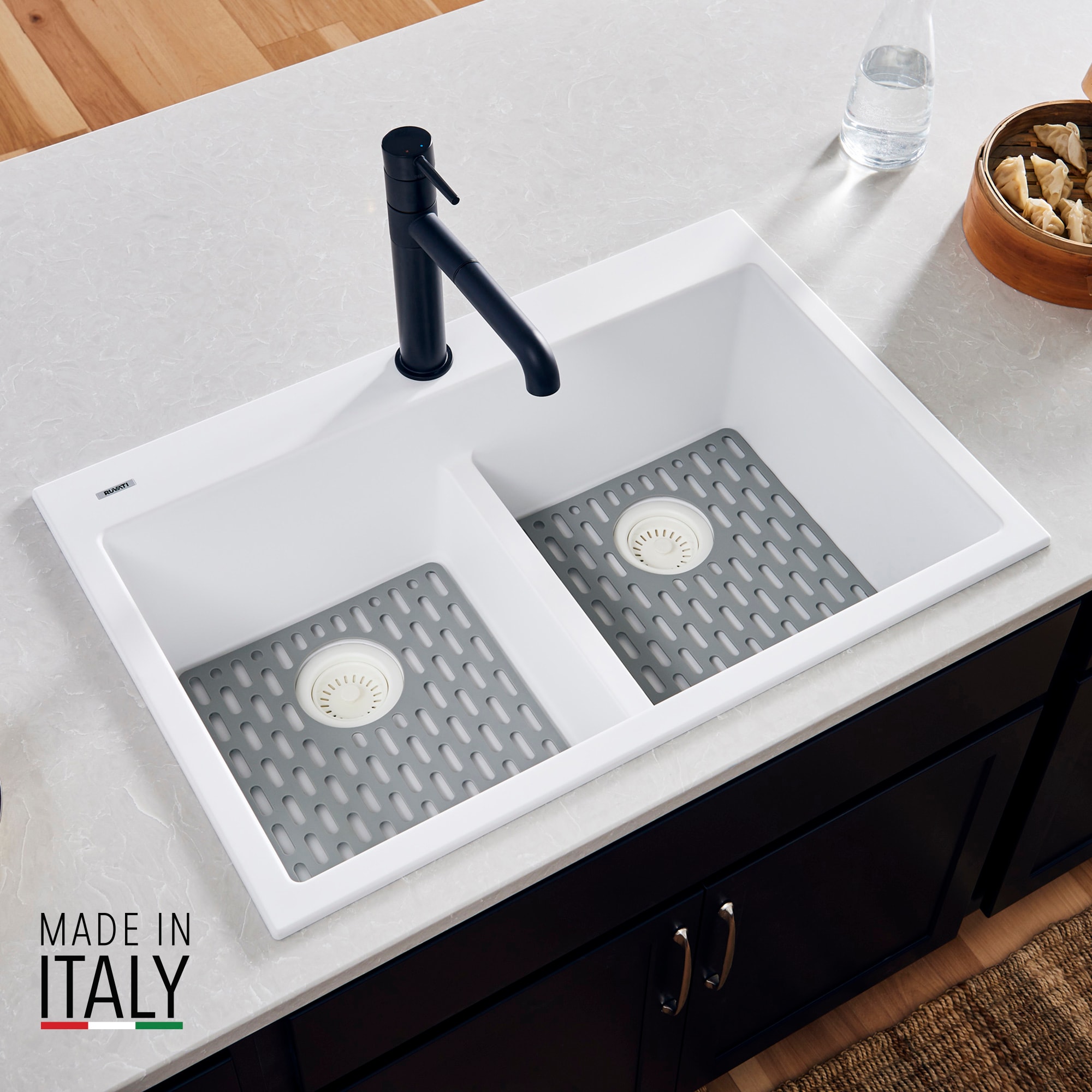 Ruvati RVG1385WH Kitchen-Sinks - View #4