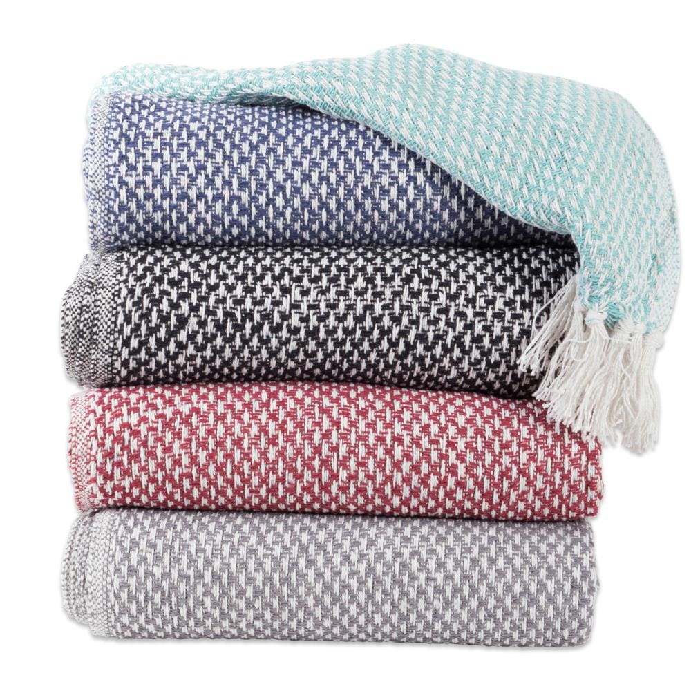 DII Aqua Throw in the Blankets & Throws department at Lowes.com