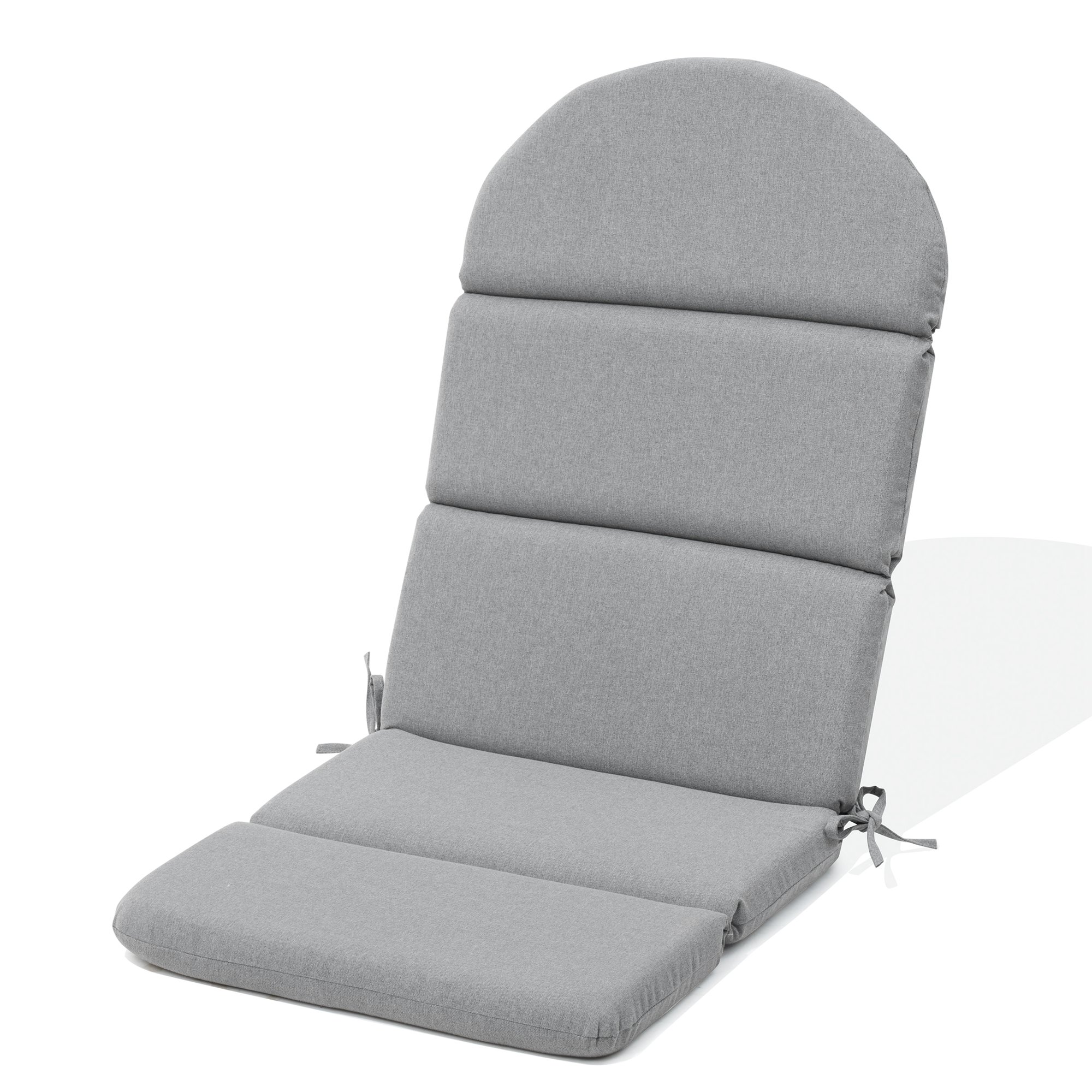 CloudFly CL-CU006LGY-1 1 pc outdoor chair cushion 19.69-in x 19.69-in Light Gray High back patio chair cushion