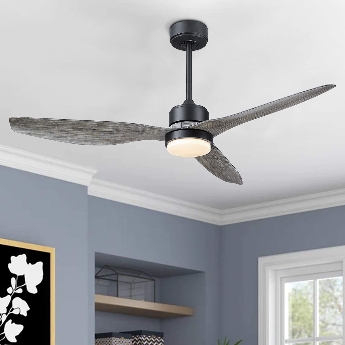 WELLFOR WBYJ359GR Ceiling-Fans - View #3