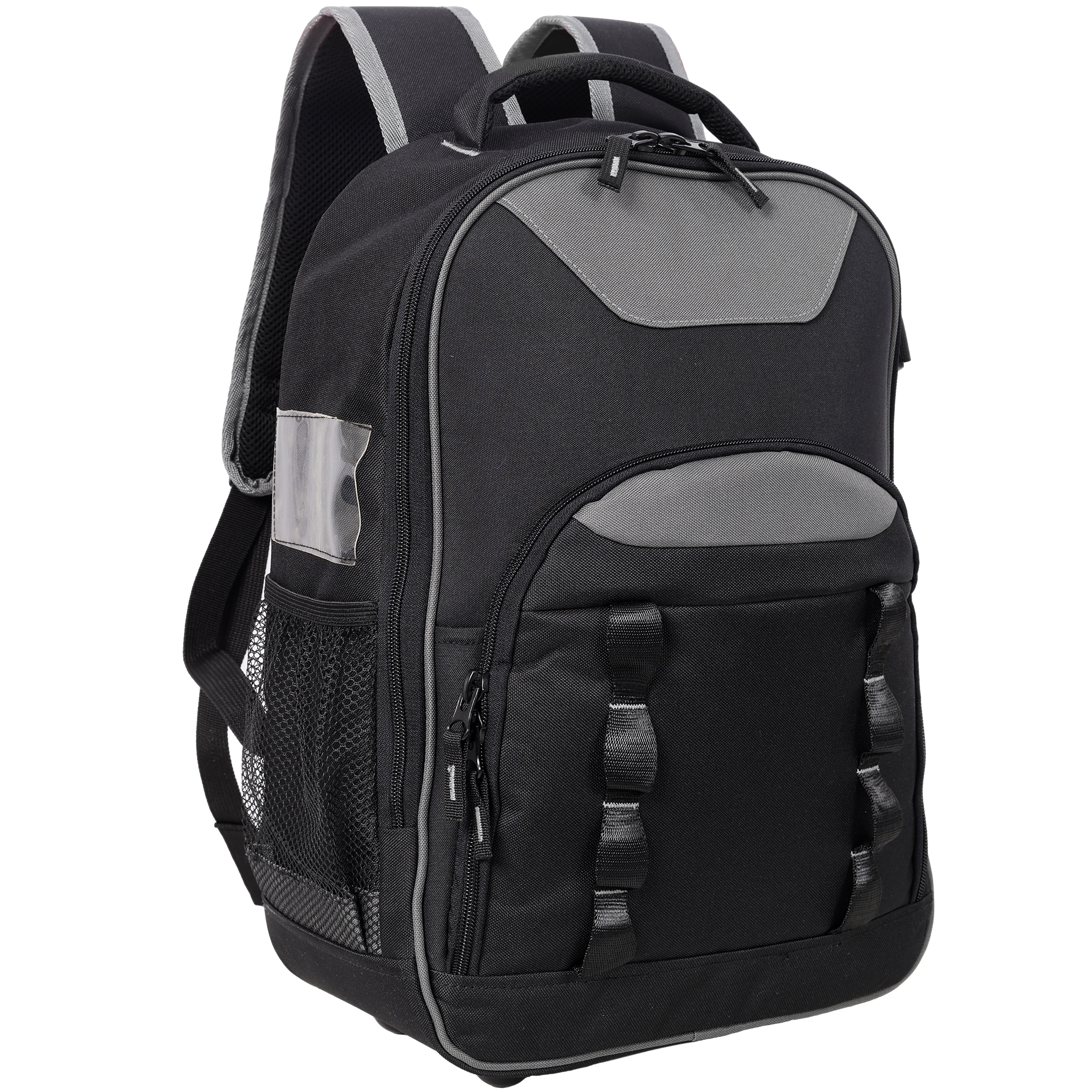 LUXEYARD Oxford Cloth Multifunctional Tool Backpack Heavy Duty Tool Bag with Multiple Pockets for Electricians and Technicians