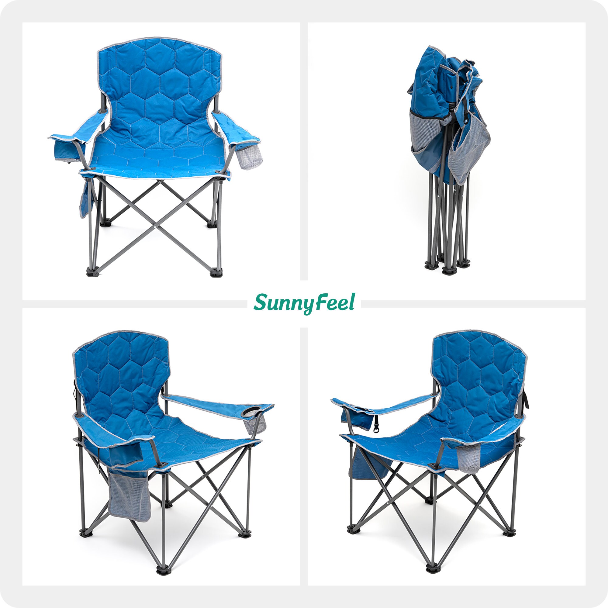 Clihome CL-CCAC2002EBU1 Beach-Camping-Chairs - View #7